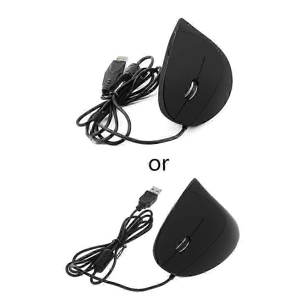 Left Hand Ergonomic Optical USB Wired Vertical Mouse Computer Gaming Mouse 25-26