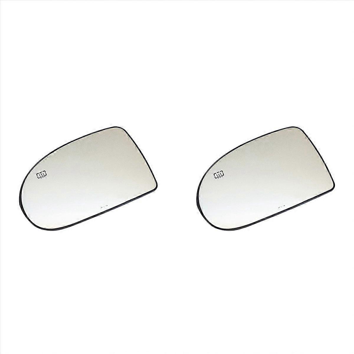 Left Door Wing Side Mirror Glass Heated with Backing Plate for