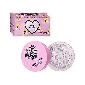 Lavender purple 24g24g girl's heart oil control makeup loose powder light matte breathable facial makeup loose powder refreshing batch
