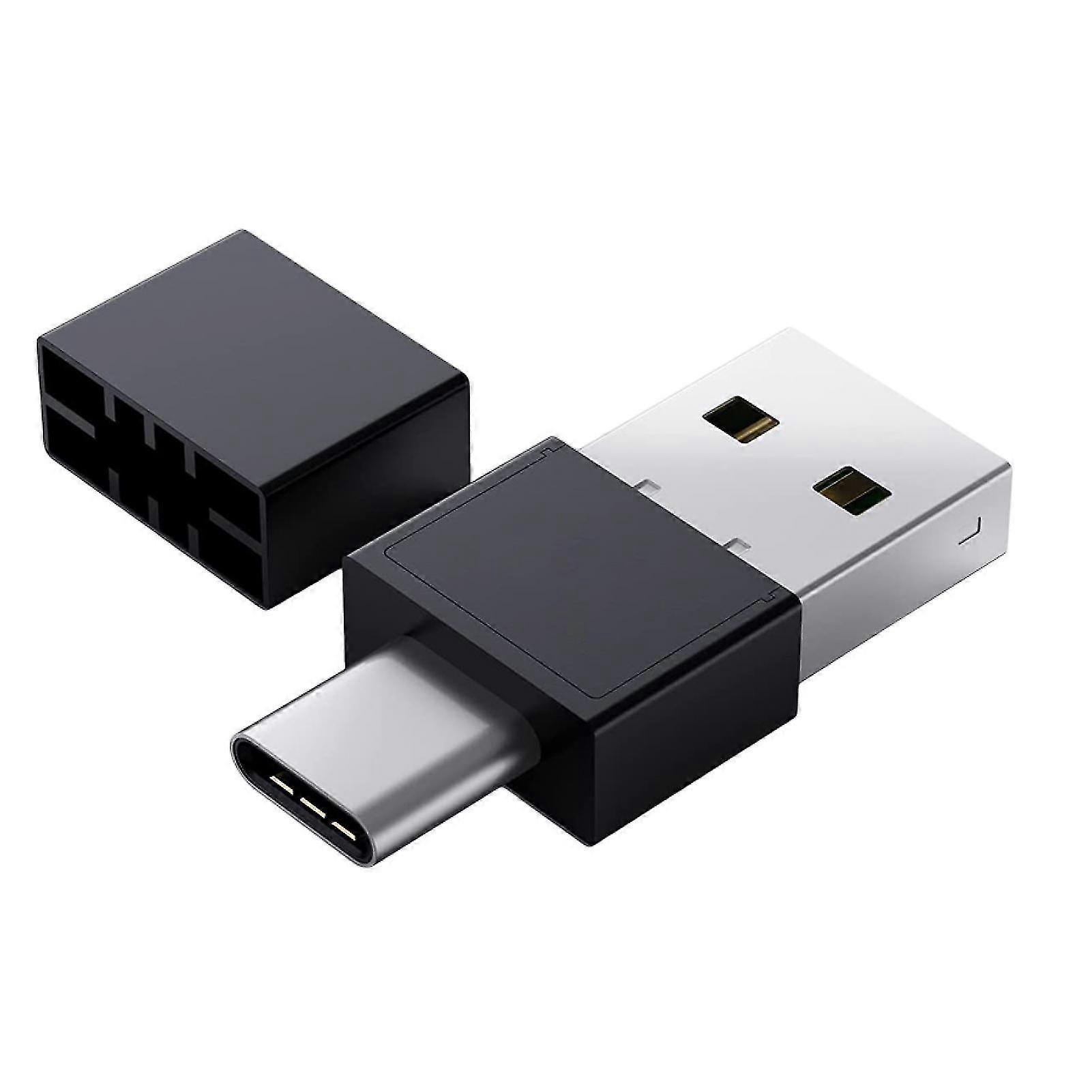 Mouse Jiggler 2 in 1 Drive Free Simulate Mouse Movement USB Type-C for Windows 7/8/10/11/for Mac OS 25-26s