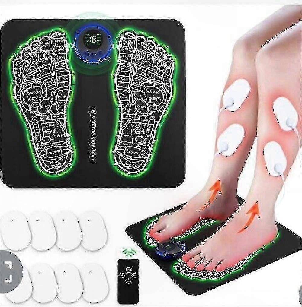 Foot Massager Mat for Neuropathy Relief with Remote Control and Stimulation Function