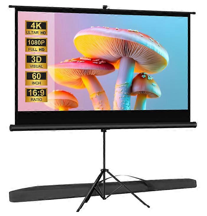 Portable Projection Screen with Tripod Stand SCR60169STRB for Easy Setup and Use