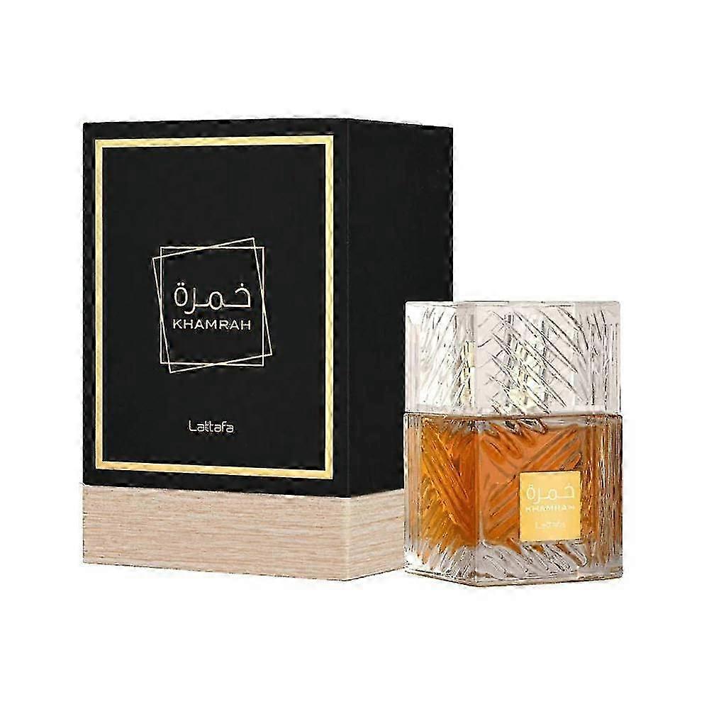Eau De Parfum - Lattafa - Khamrah - 100 Ml - Unisex - Noter av Myrra, Vanilj, Amber
