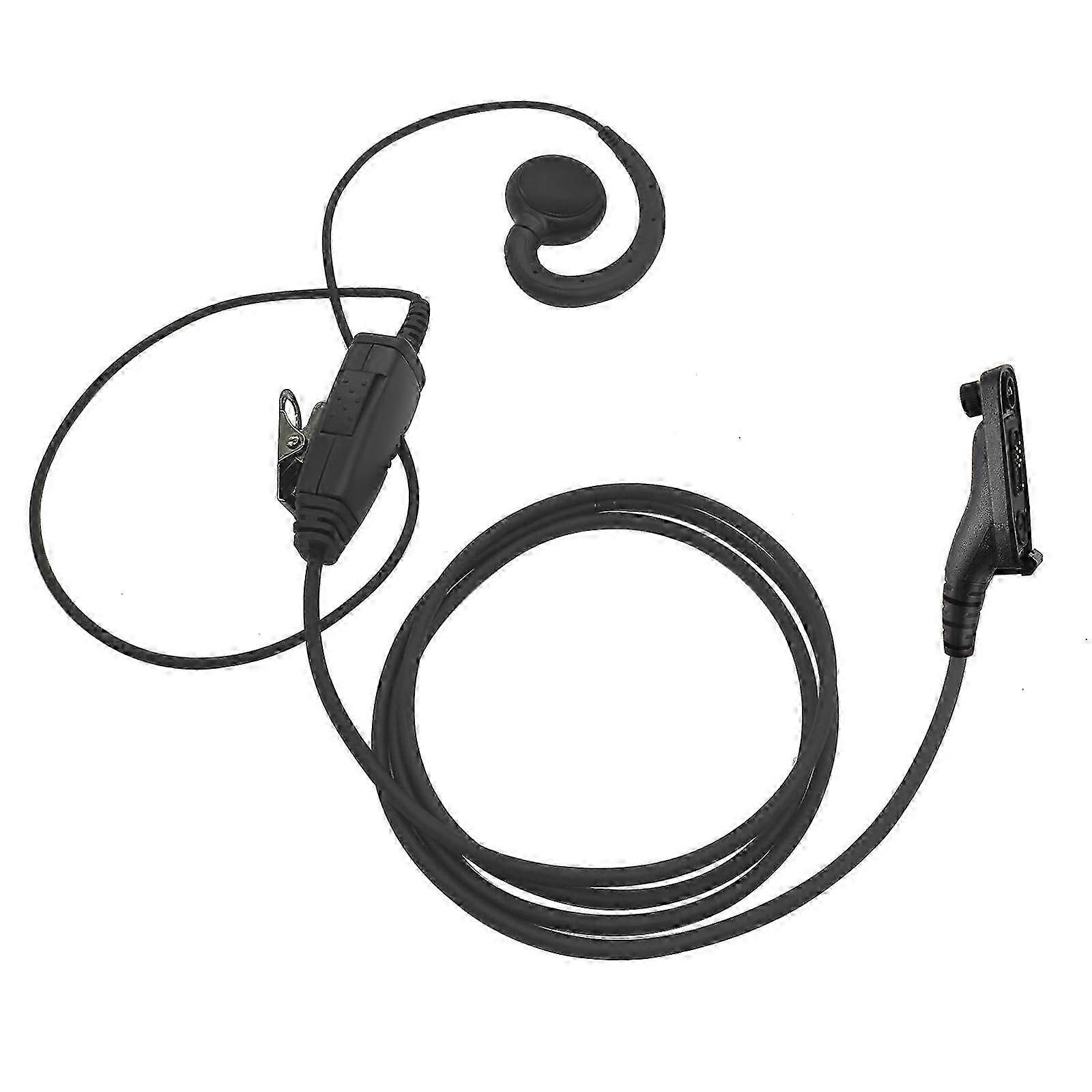 2 Way Radio Earphone Connection APX 8000 C Swivel Over Ear Earpiece with Mic for Motorola SZRH