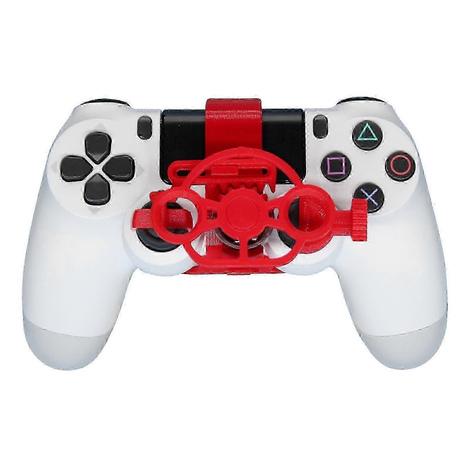 Controller Mini Steering Wheel For PS4 Game Controller, Racing Games Mini Steering 3D printing Wheel Auxiliary Controller