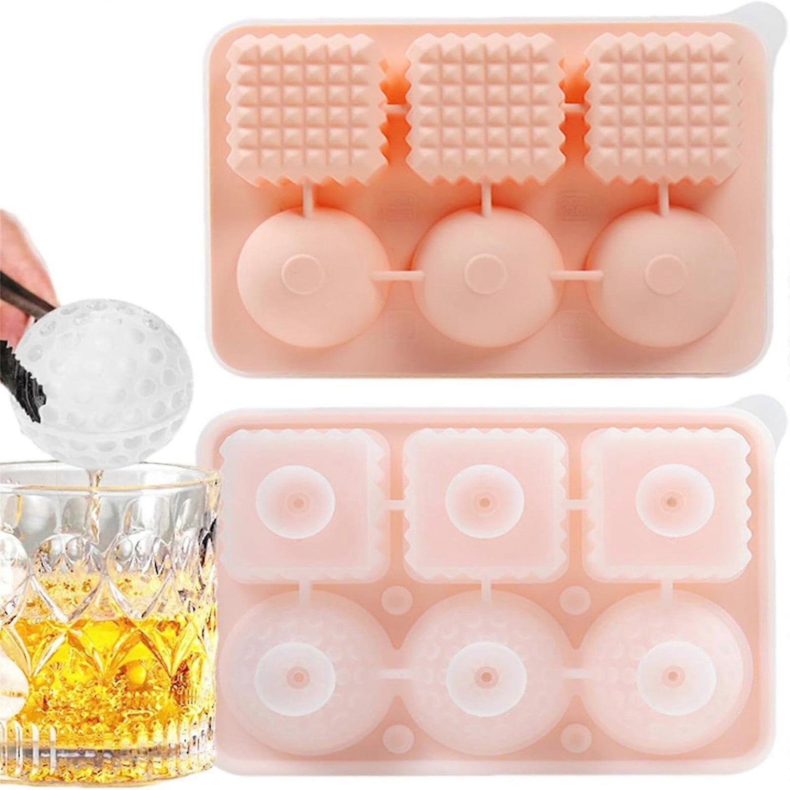 Ice Cubes Mould Large Ice Cube Trays For Portable Ice Cube Maker For Drinks Reusable Ice Cube Moulds Slow Melt Ice Cube Trays