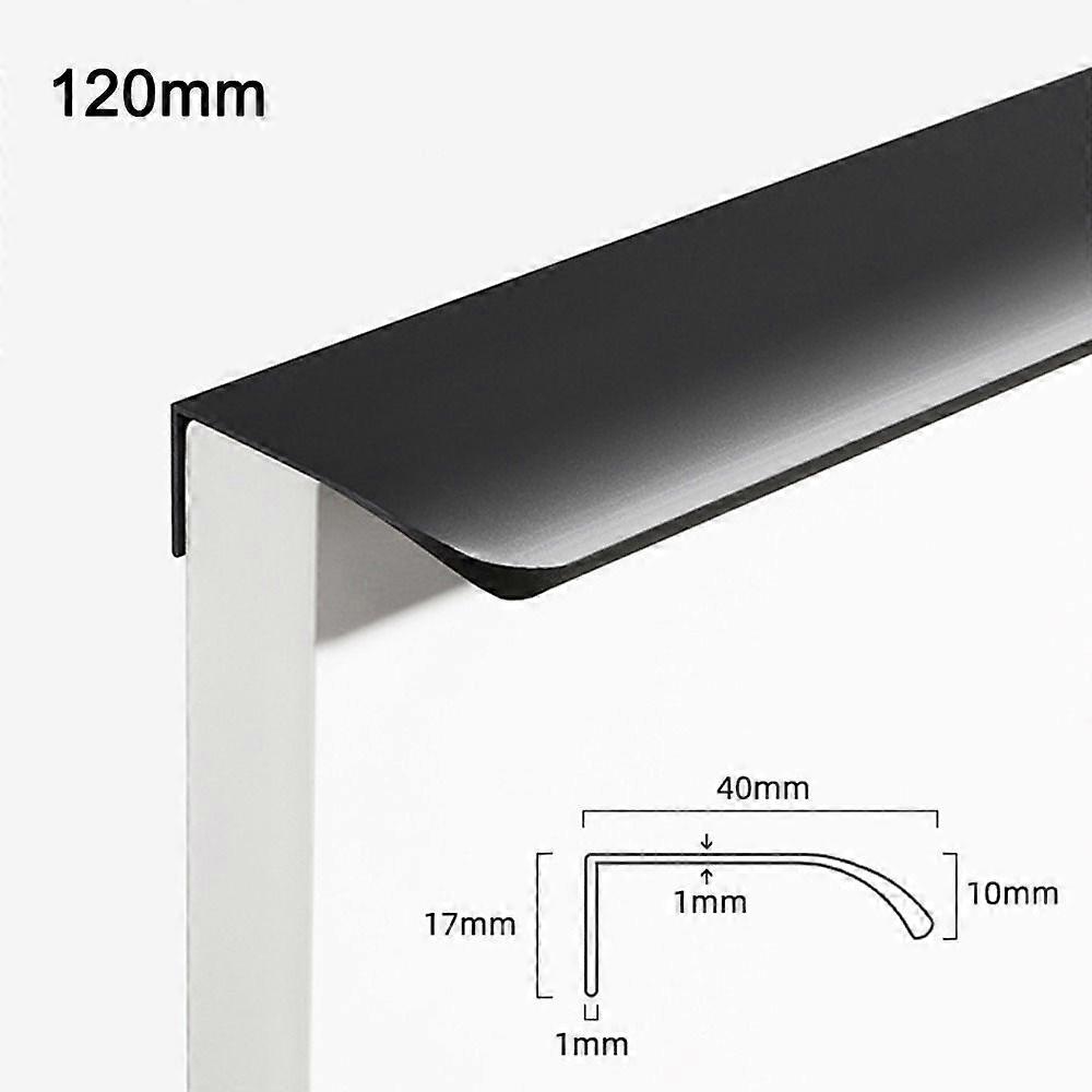 Aluminum Edge Finger Pull Kitchen Drawer Pulls Accessories Cabinets Pull Handle