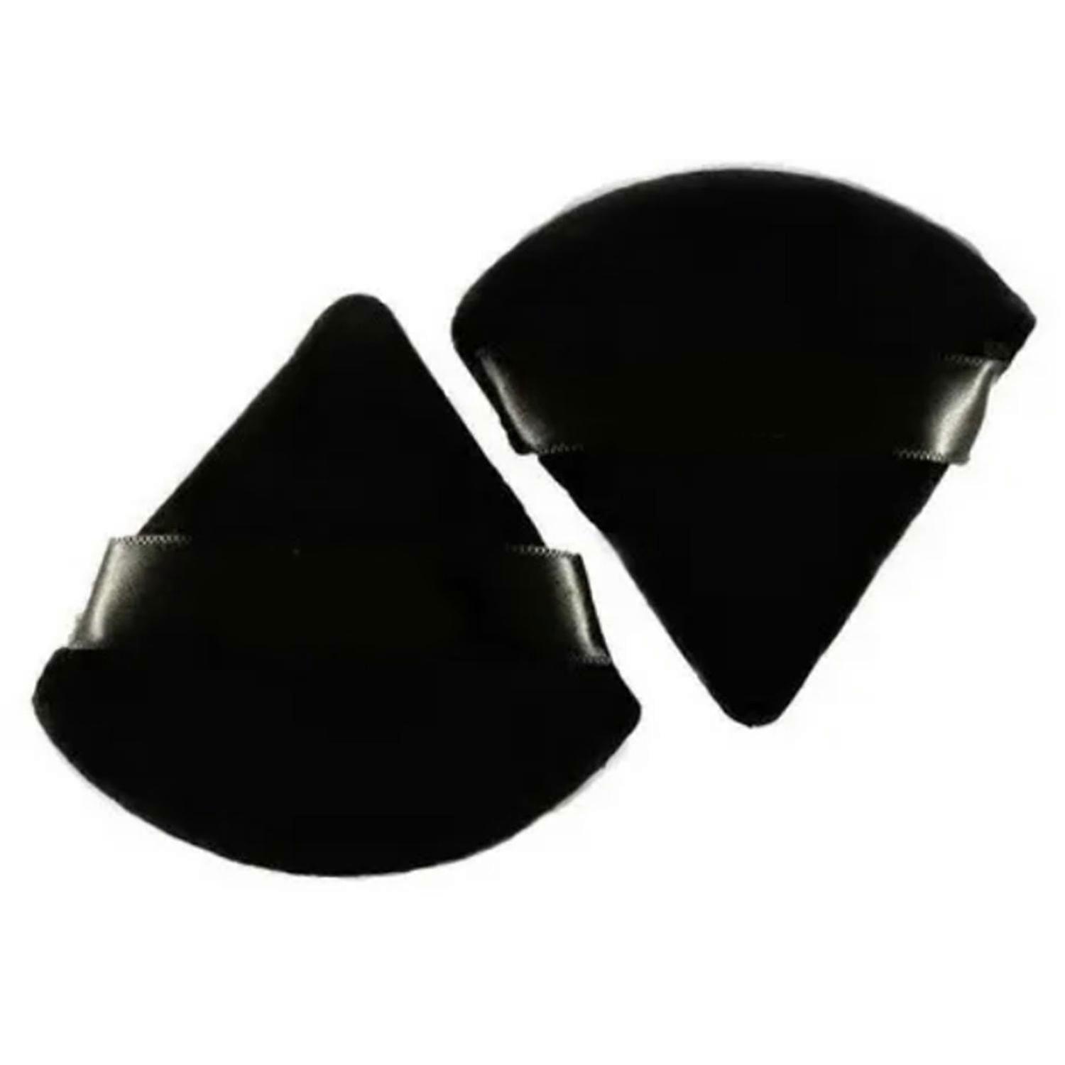 2PCS Triangle Powder Puff Portable Reusable Latex Foam Cosmetic Foundation Sponge for Makeup