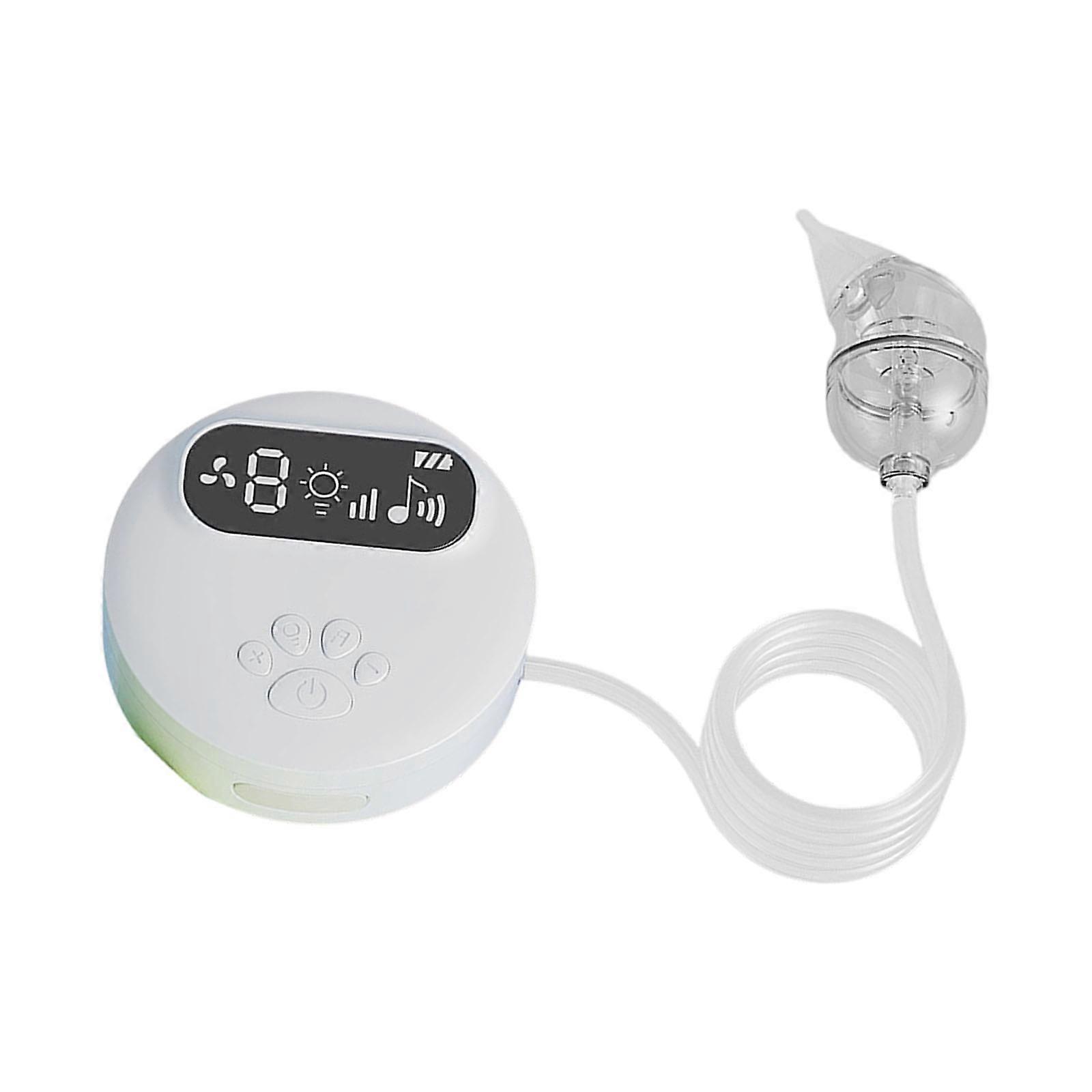 Detachable Electric Nose Cleaner For Infants 3 Level Adjustable Suction Safe Soft Silicone Tip Quiet 50dB Operation 1200mAh Battery Powered Baby