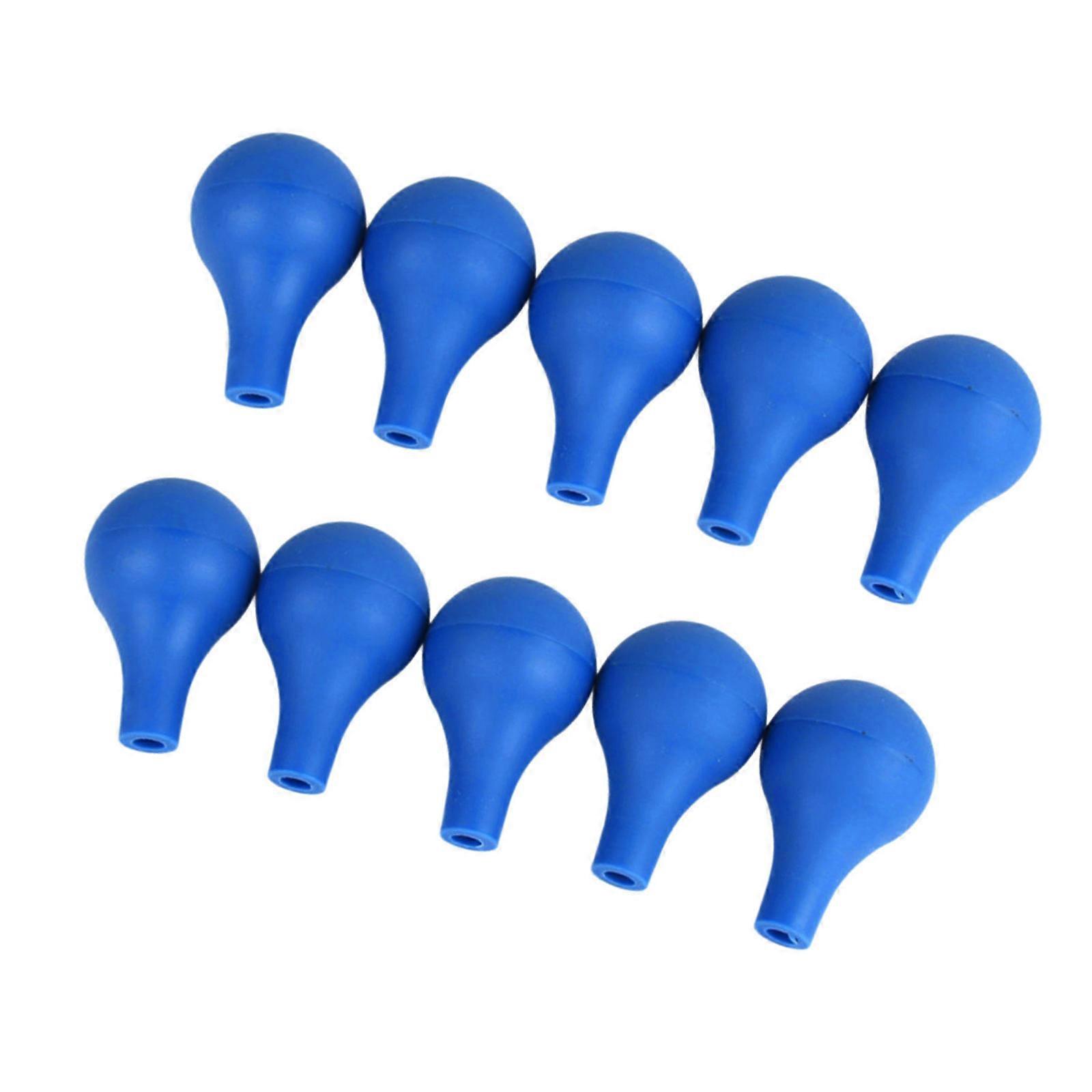 Set Of 10 Rubber Suction Caps Dropper Rubber Suction Caps Replacement for Accurately Liquid Measurement and Lab Setting Multicolor