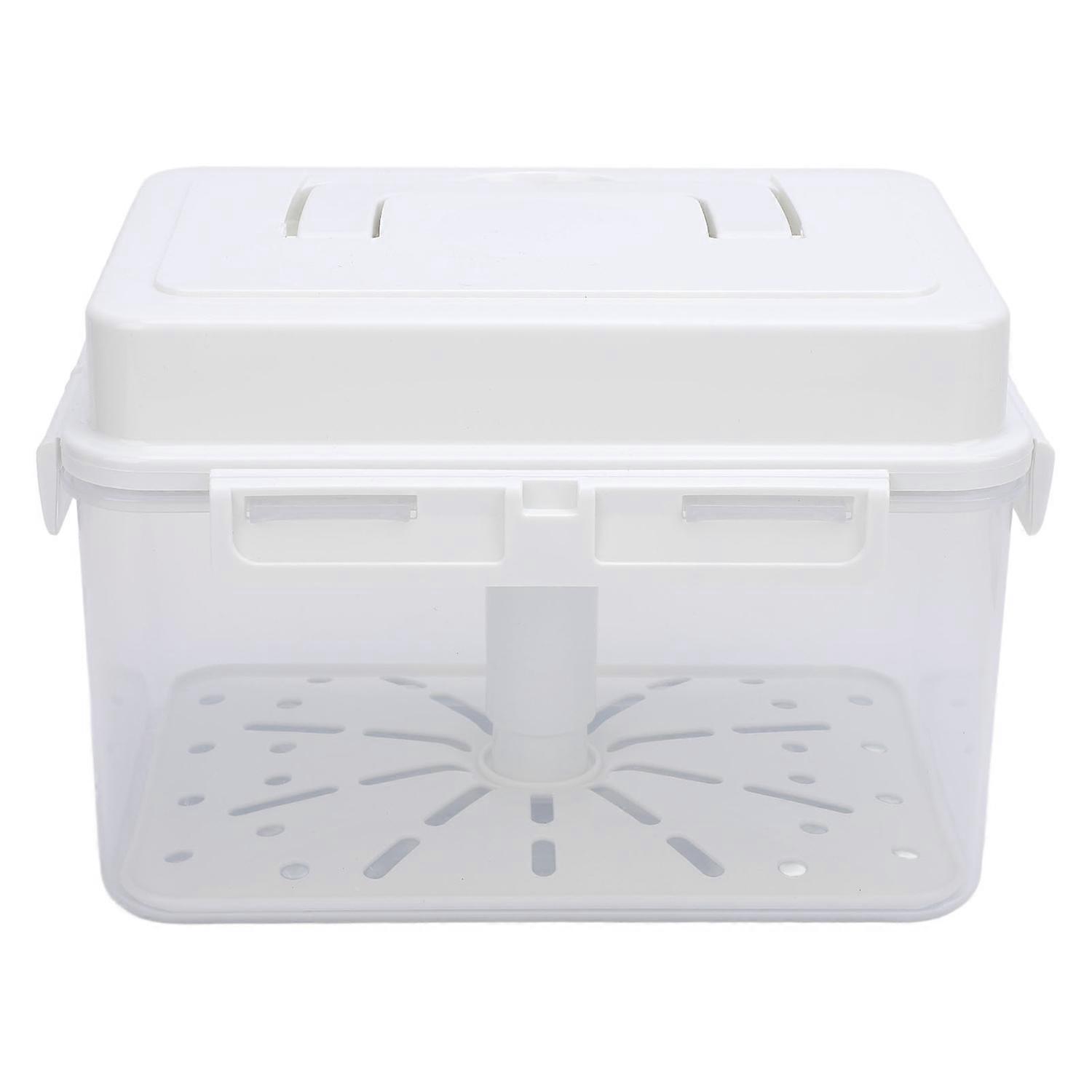 Kimchi Fermentation Container Large Capacity Good Sealing Rectangular Kimchi Pickling Fermentation B