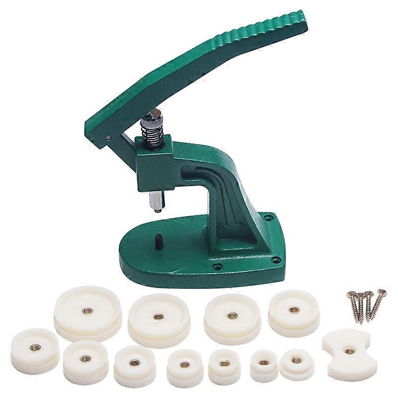 Watch Desktop Capping Machine with 12 Moulds Table Repair Tool Green