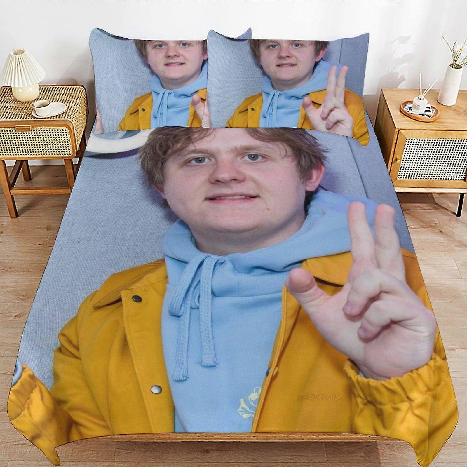 w282 LEWIS CAPALDI Home Friendly Soft Touch Long Lasting Thread Design Zipper Duvet Cover Sets Use Pattern n282