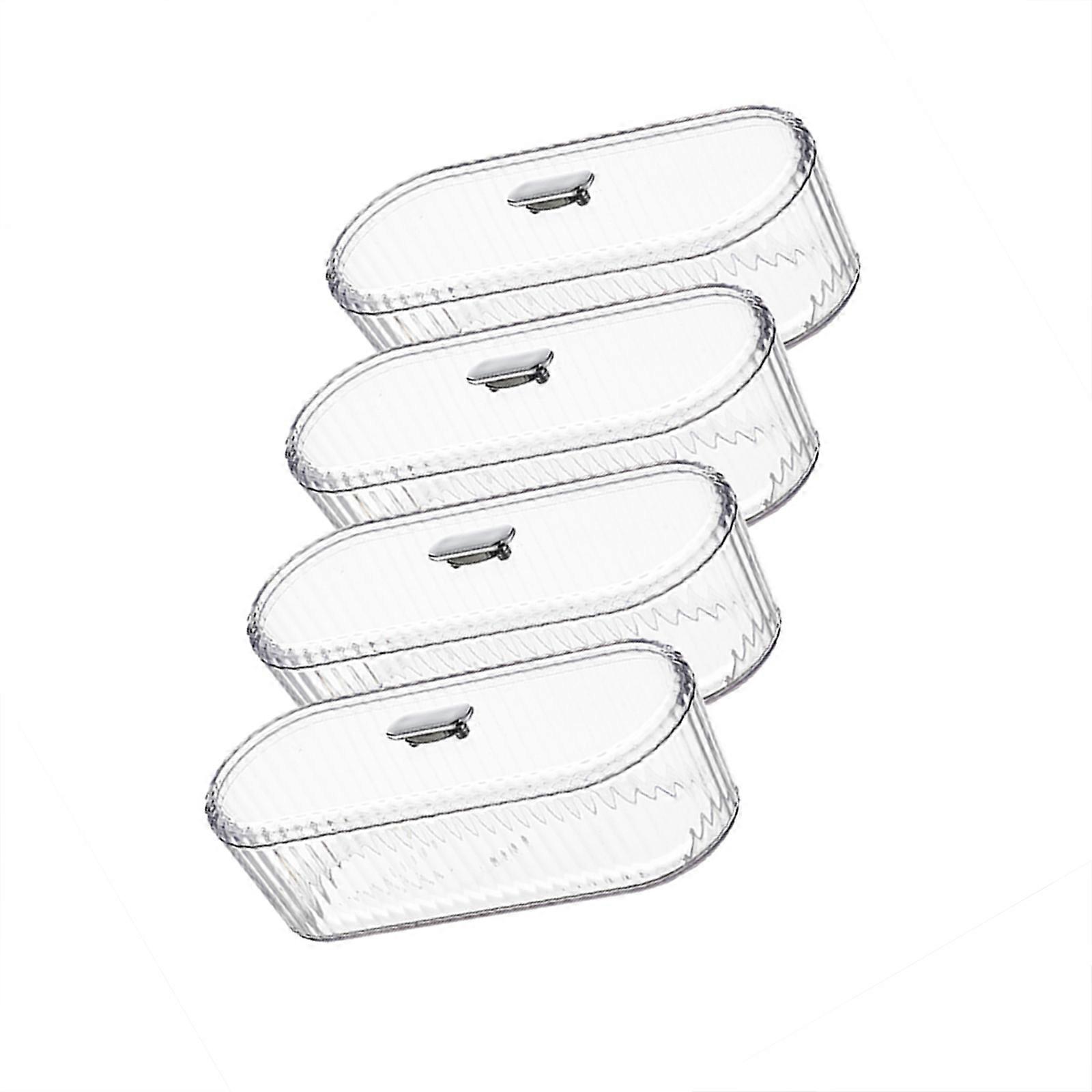 Multipurpose Nut and Dry Fruit Bowl for Household Use Easy to Use Sturdy Storage Case with Freshness Seal Lid  Transparent color