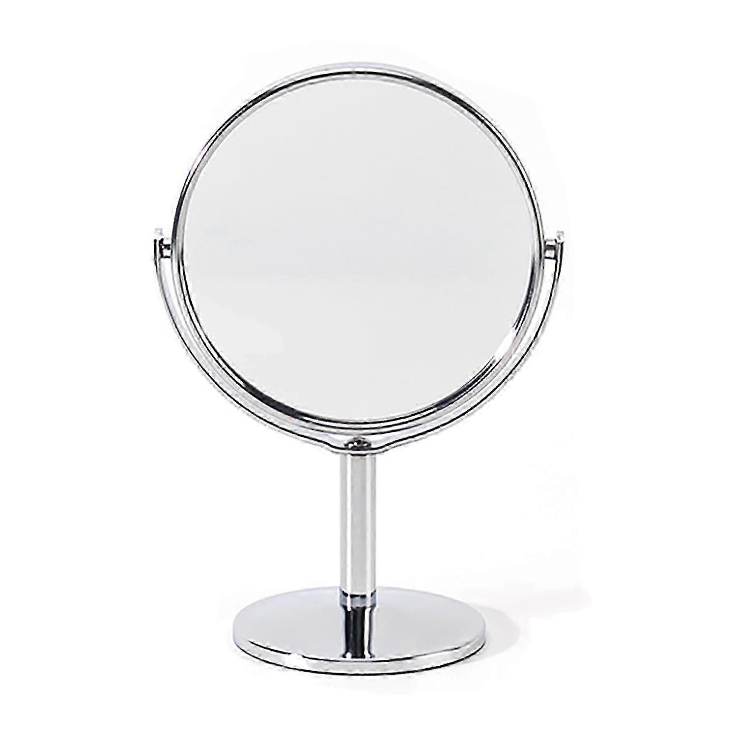 High-Definition Round Mirror, Non-Fading Surface, 1X/2X Magnification, 6 inches