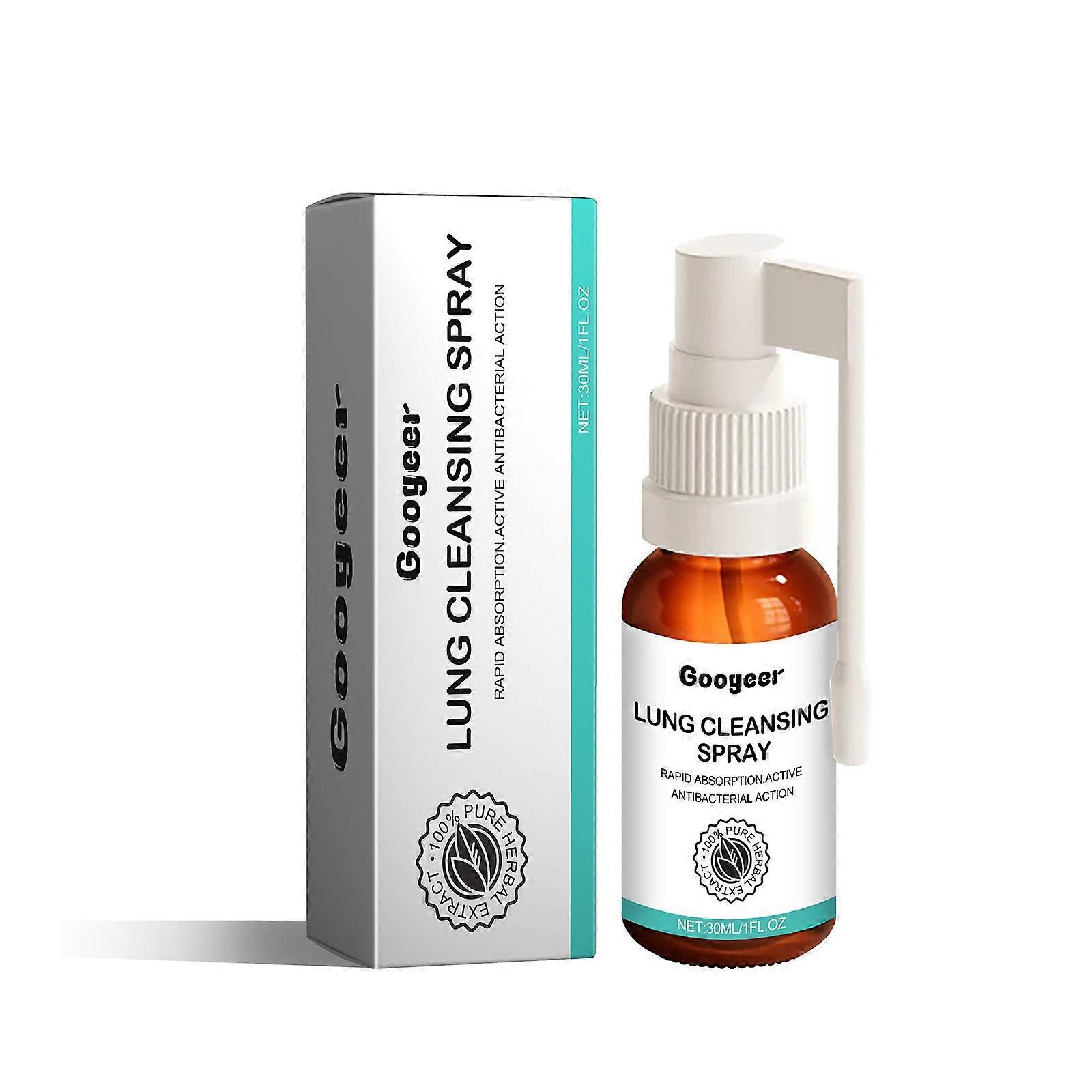 Googeer Lung Cleansing & Support Spray 2PCS – Herbal Powerful Mist for Respiratory Health Boost