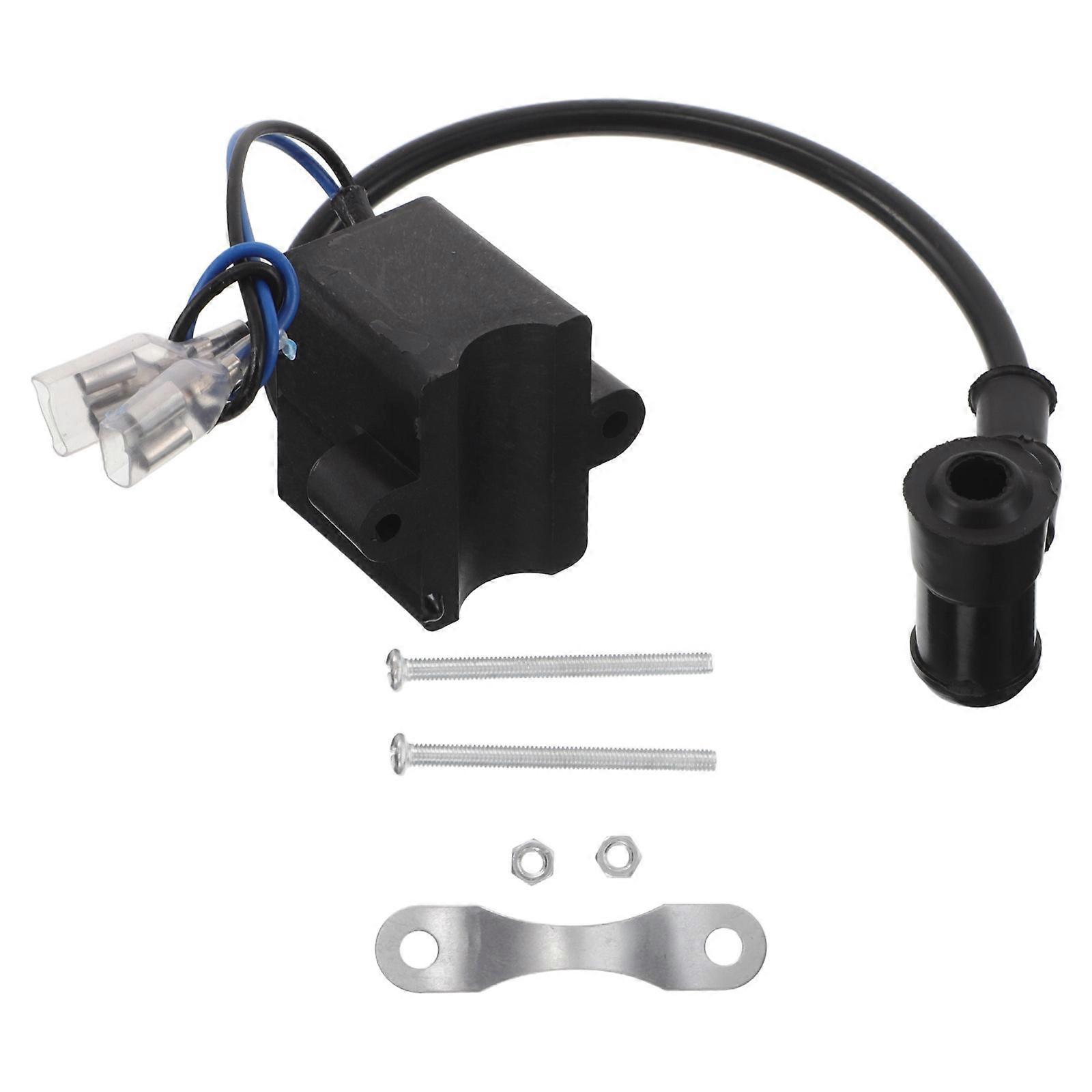 Spark Coil Motorcycle Ignition Coil for Efficient Engine Start 1Set Black