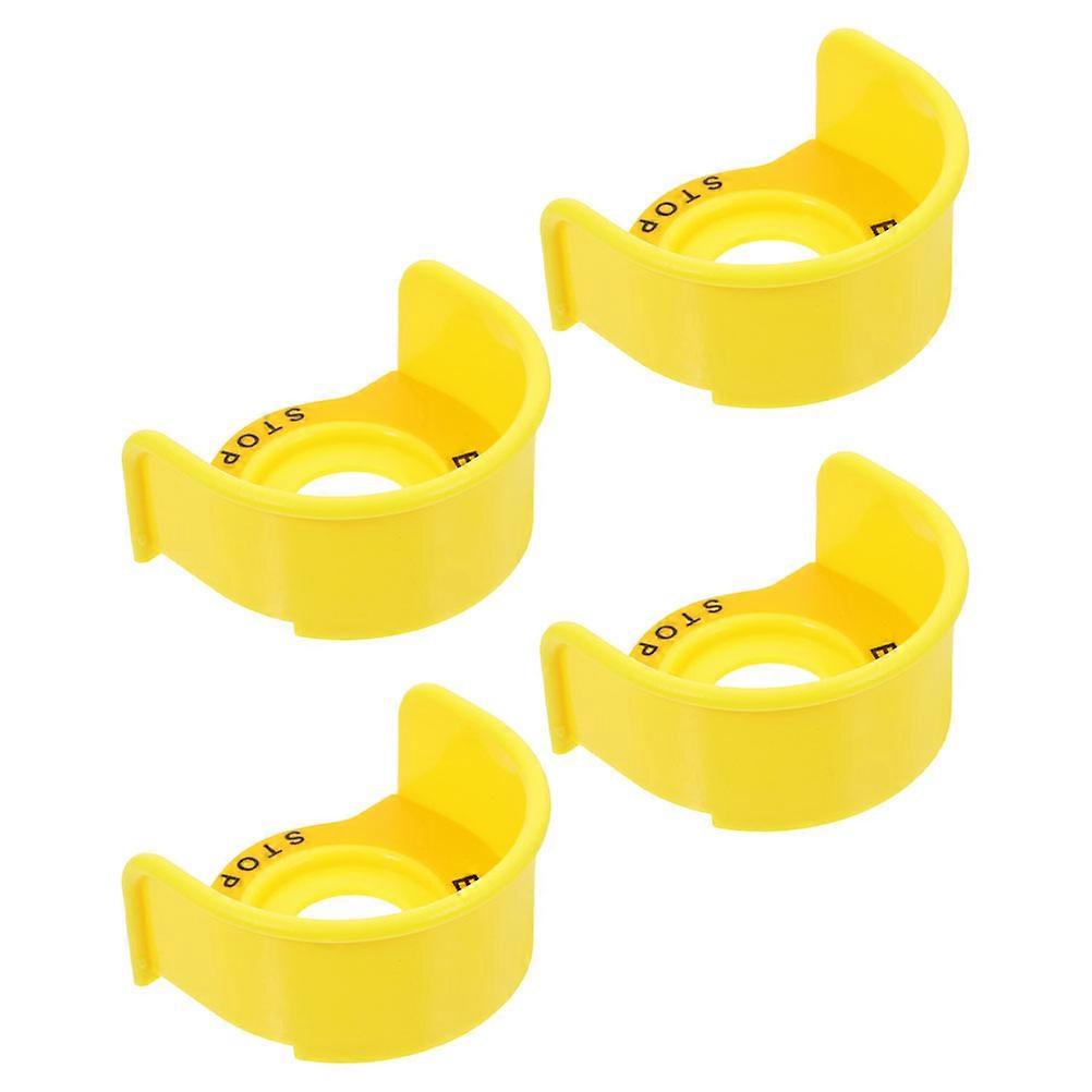 Button Switch Protective Cover Round Shape For Industrial Design 4Pcs