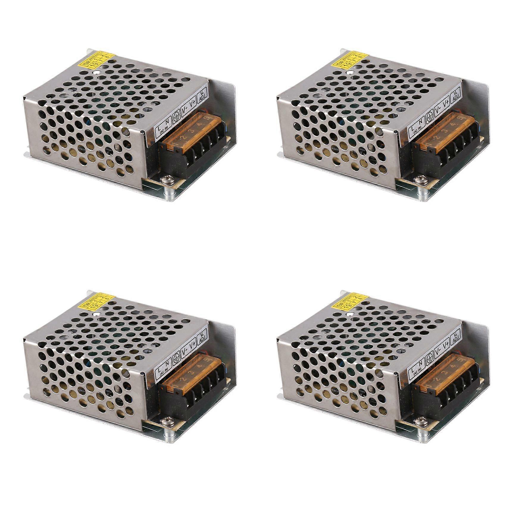 4X AC to DC 5V 6A Regulated Switching Power Supply Converter for LED Display