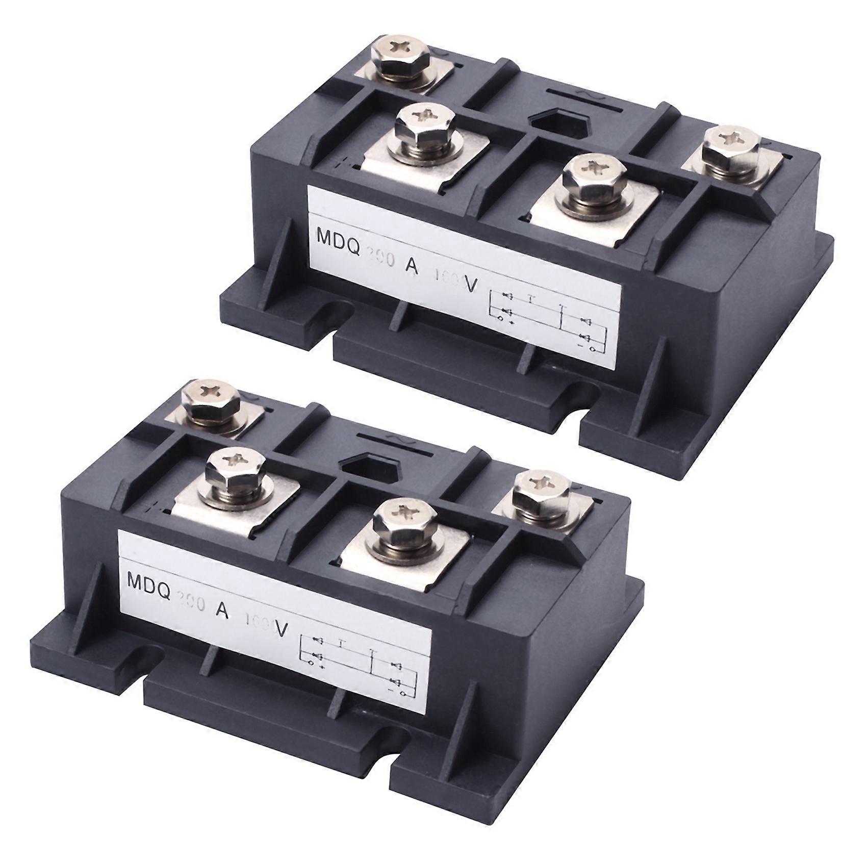 2X 200A 1600V Diode Module Single Phase Bridge Rectifier MDQ-200A