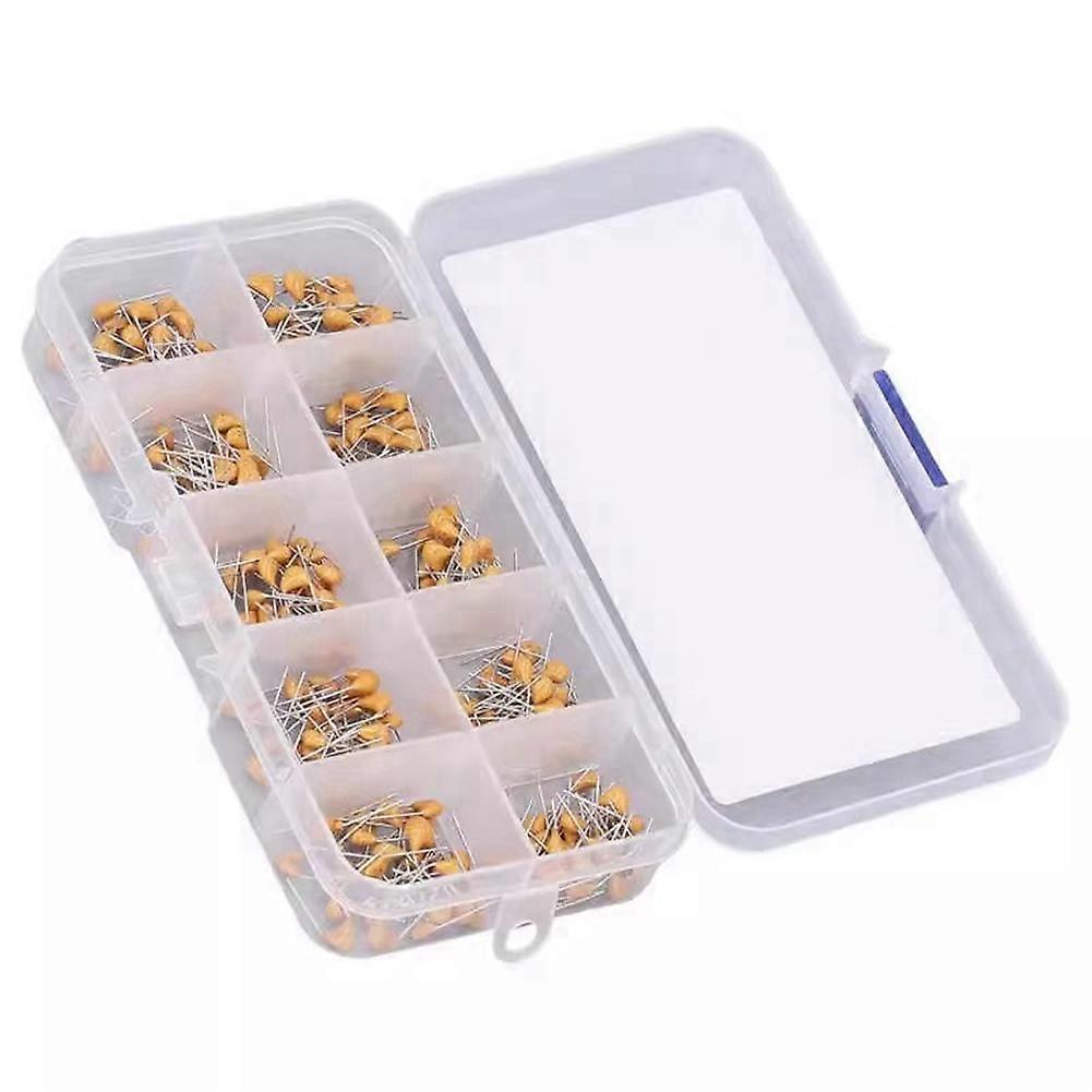 300pcs 10value 0.1UF- 10UF Monolithic Ceramic Capacitor Assortment Kit