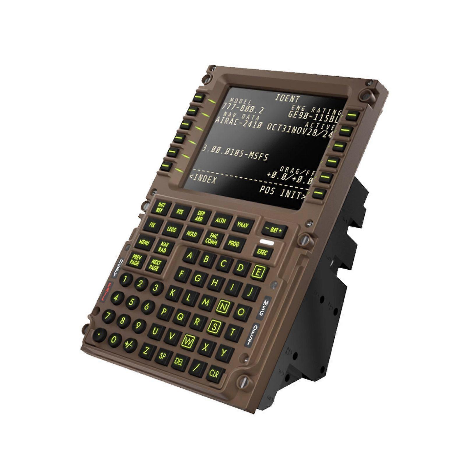 USB Simulator Panel for MSFS 2020/2024 & X-Plane 12/11 | Realistic Cockpit Replica with Auto Brightness & Plug-and-Play