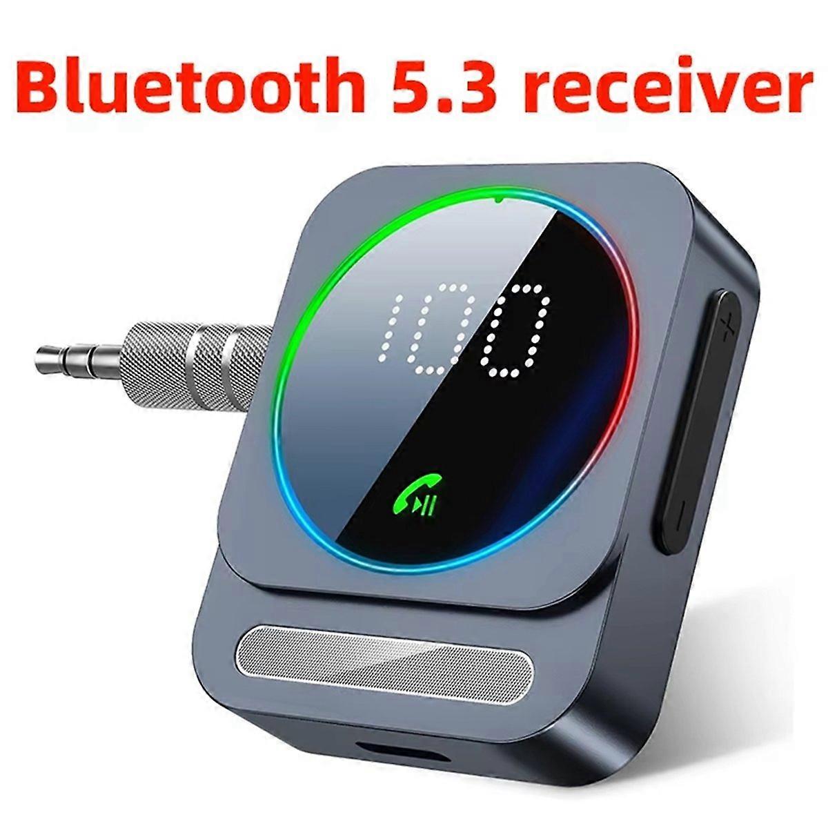 Bluetooth 5.3 Receiver AUX Audio Adapter Car Home Stereo