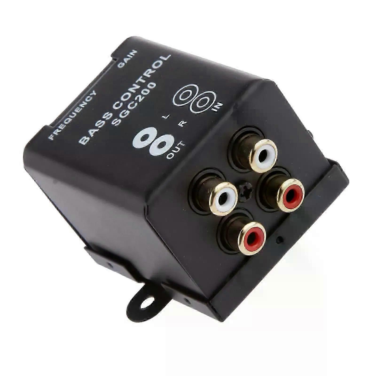 Subwoofer Bass Remote Volume Control Knob Rca Level Frequency Equalizer For Car Audio Amplifier Earbud