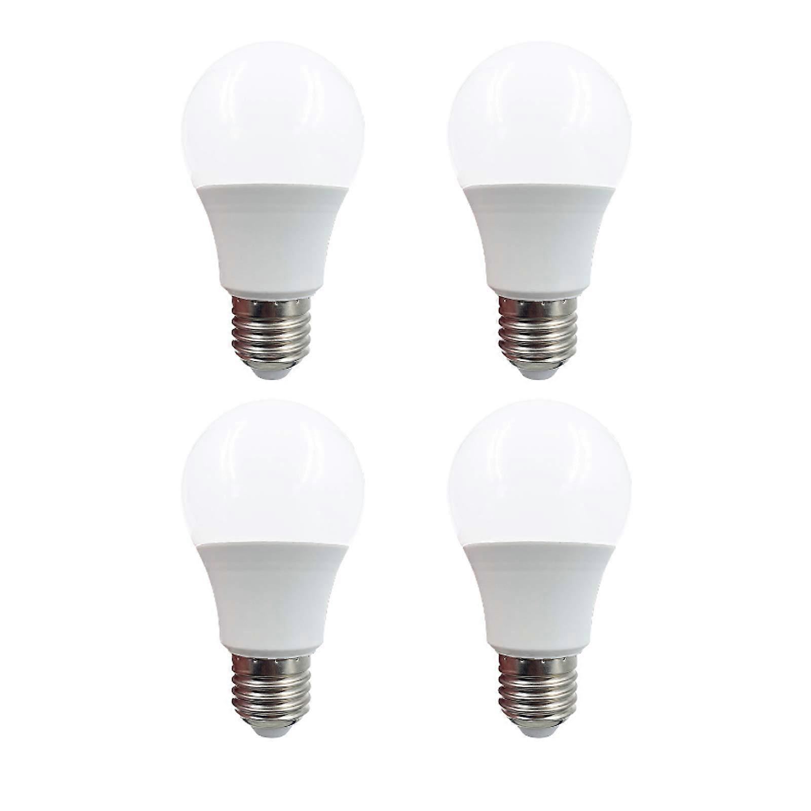 12V LED Bulb A19 7W 3000K Soft White E26 Low Voltage Light for RV Boat Solar Off Grid Cabin, 4 Pack
