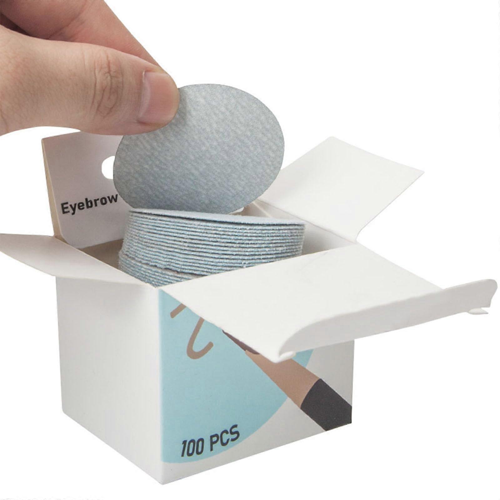 100pcs DualSided Eyebrow Pencil Sharpener for Precision Brow Shaping and Microblading