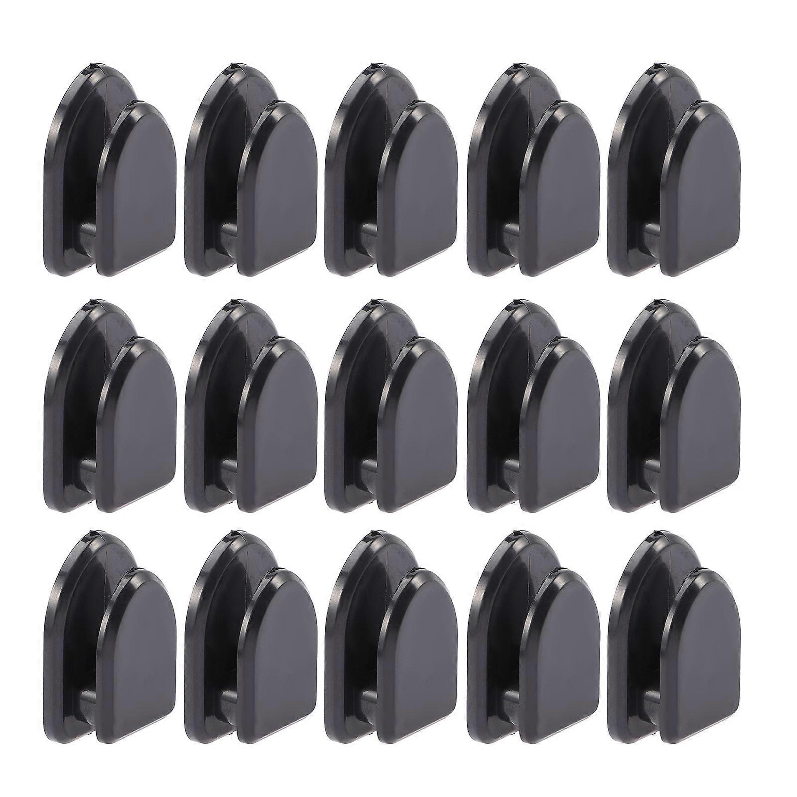 Car Hooks Multifunctional Storage Hooks for Car Use 60Pcs Black Set