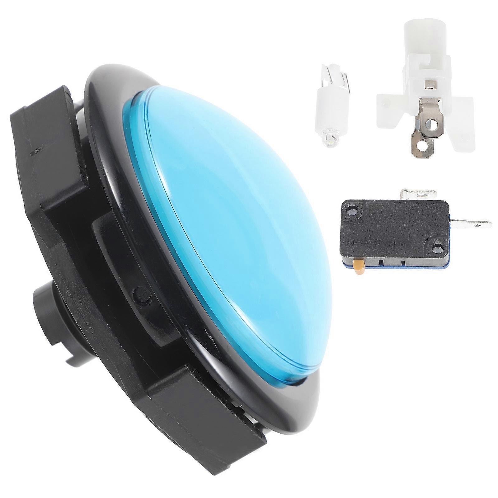 Game Button Blue Plastic for Push Replacement 2Pcs Pack