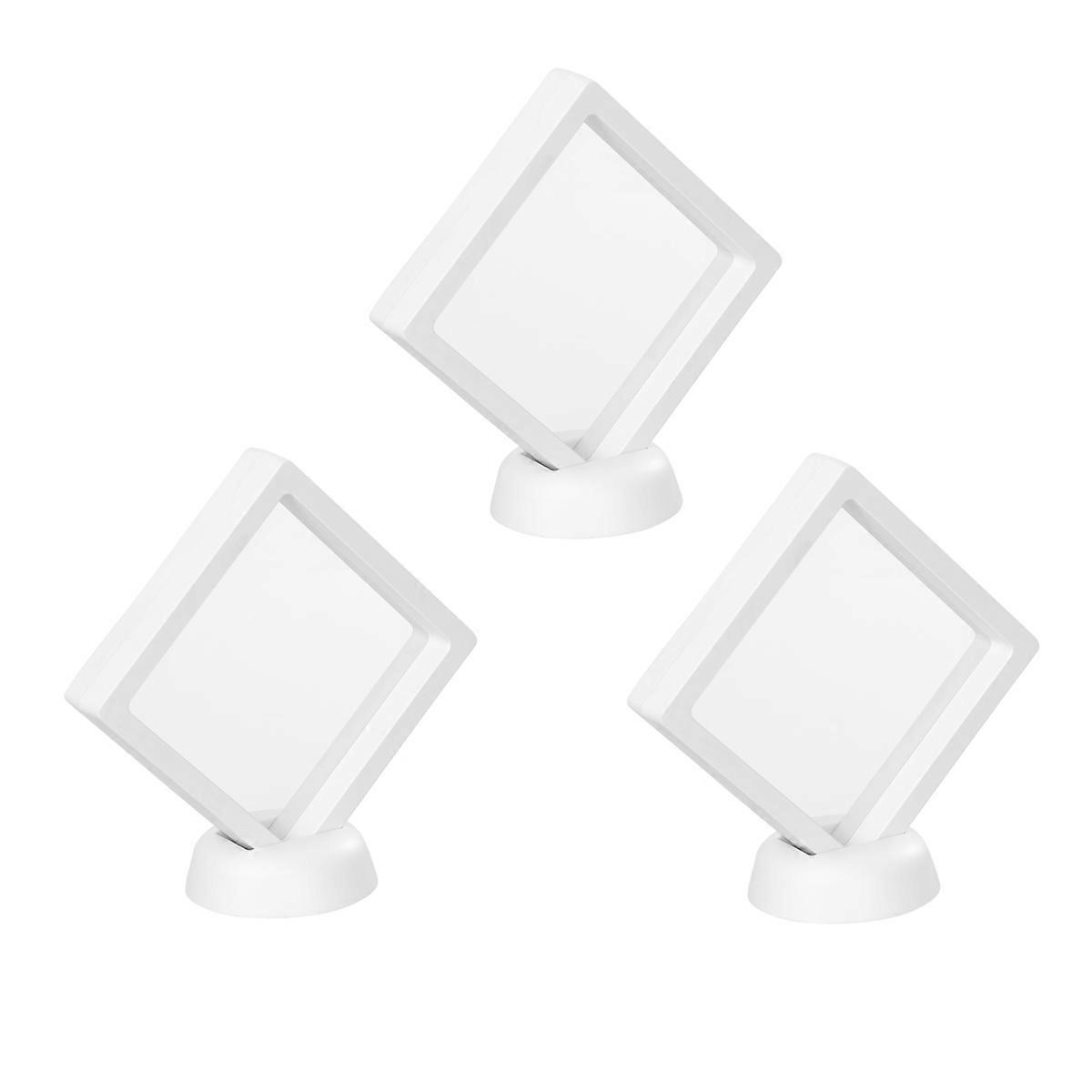 Nail Display Case Bracelet Manicure Display 6Pcs White Transparent Boxes