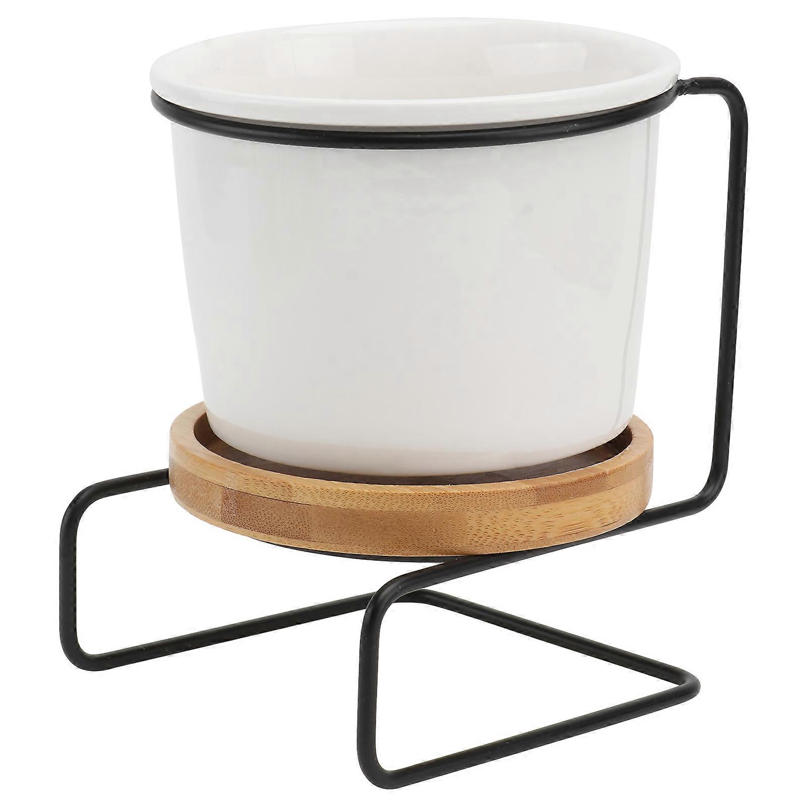 Decorative Flower Vase Ceramic Vessel for Desktop Use 3Sets