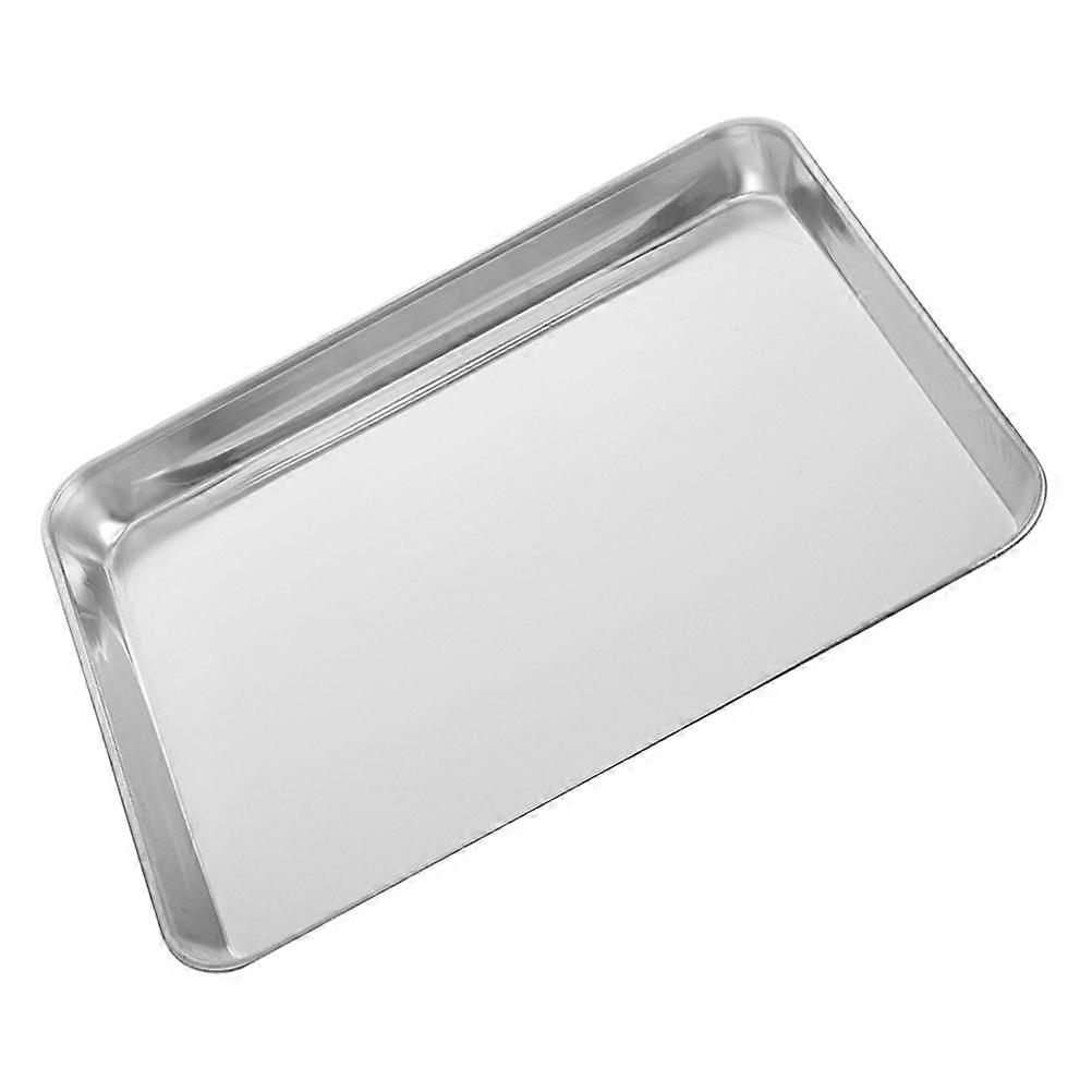 Stainless Steel Tray for Storage Rectangular Metal Serving Tray