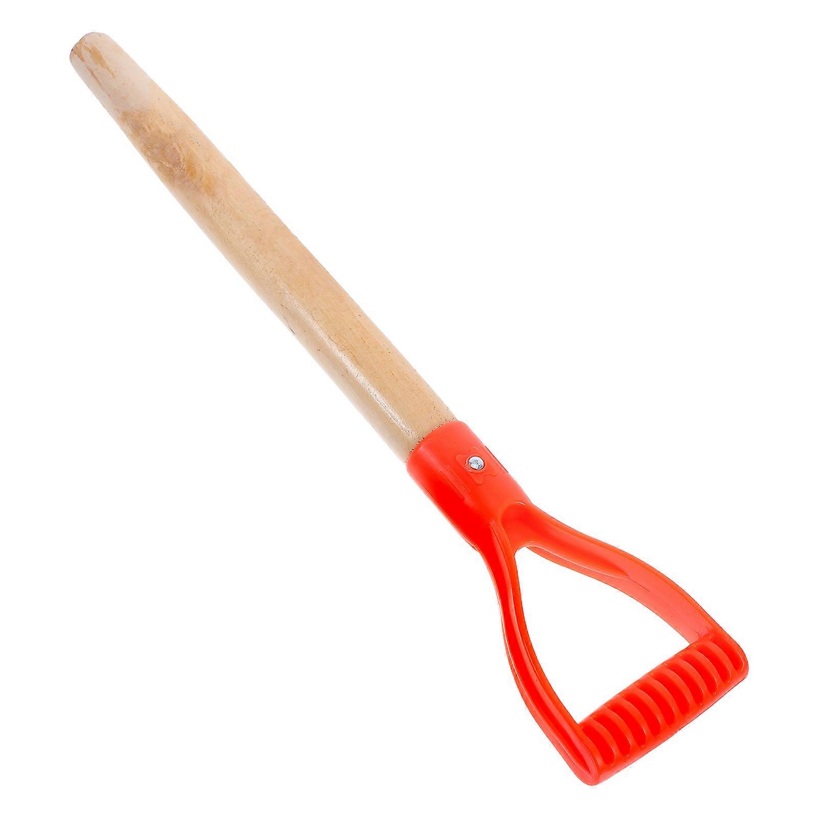 Garden Fork Replacement Handle for Digging with Ergonomic Wooden Grip