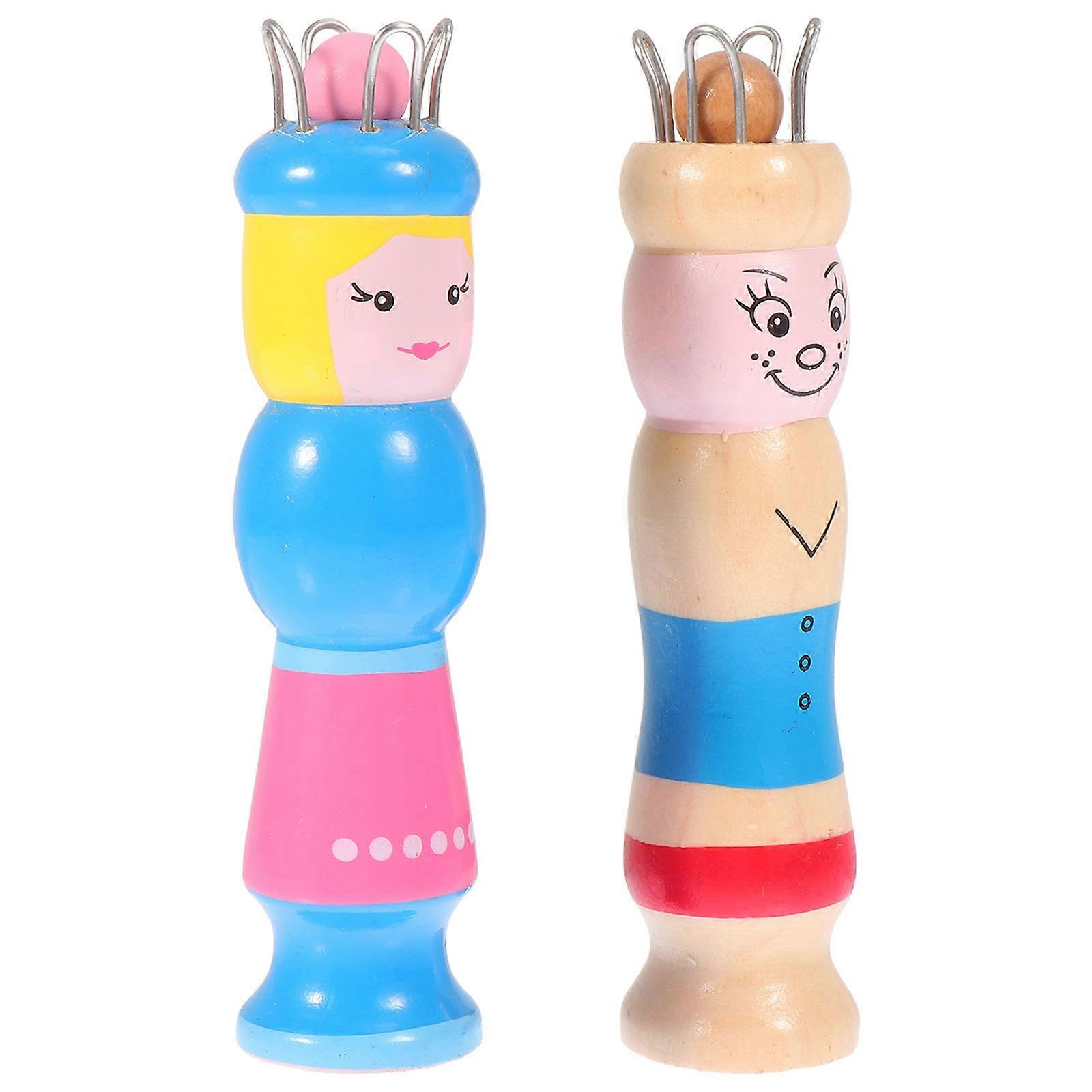 Doll Shape Knitter Knitting Tool for DIY Crafts 6Pcs Collection