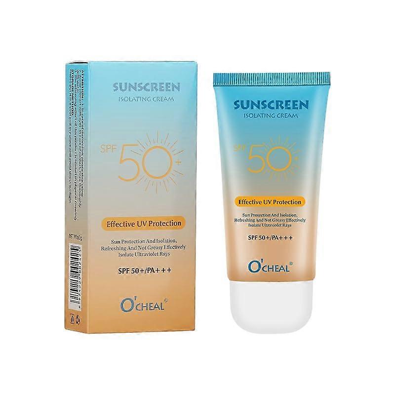 Sunscreen SPF 50 Broad Spectrum Water Resistant Facial Lotion Anti Aging Moisturizing 2.12oz