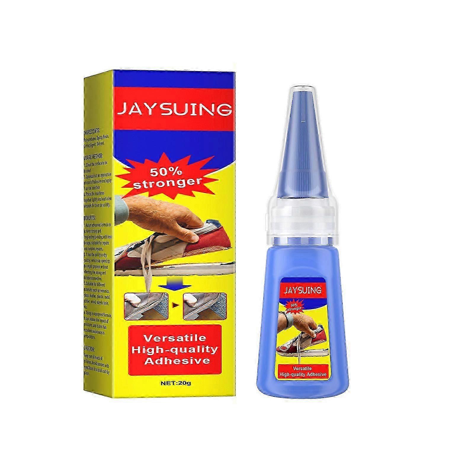 Waterproof Multi-Functional Adhesive Glue for Leather & Household Repairs - Strong, Clear, Fast-Drying 20g