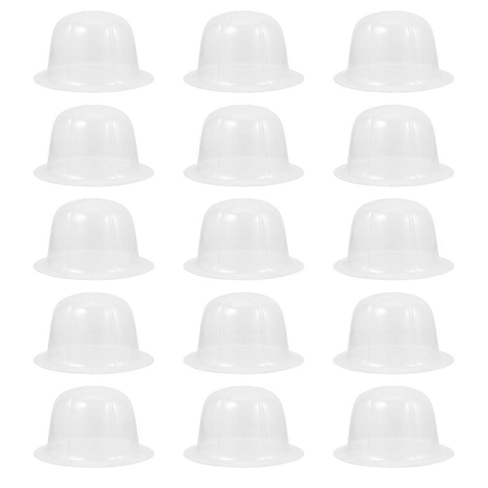 Hat Storage Container Plastic Display Rack for Decoration 20Pcs Transparent