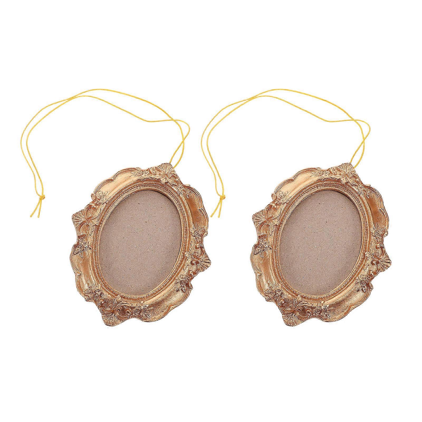 Artistic Home Decorative Picture Frames for Display 2Pcs Resin