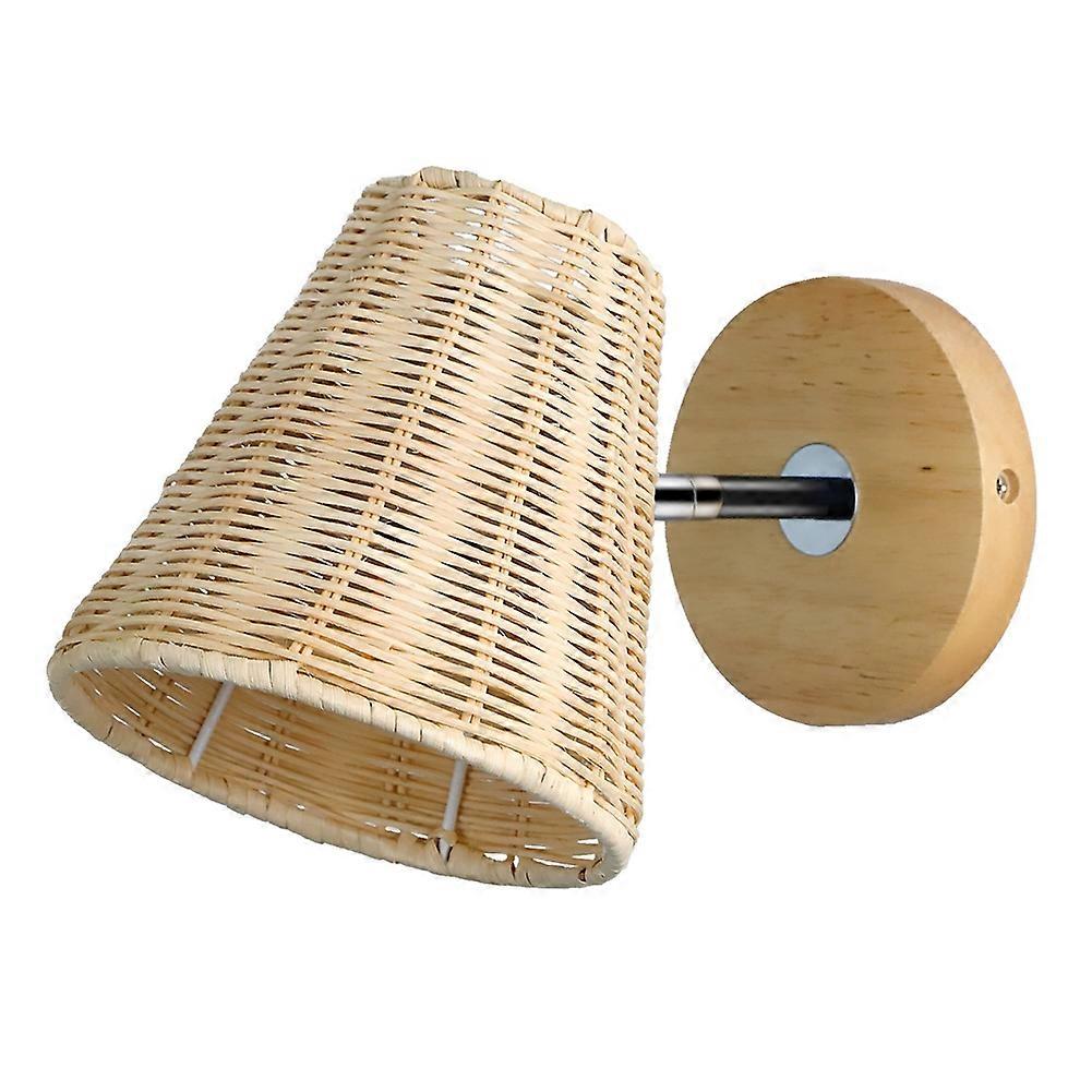 Retro Rattan Wall Light Sconces