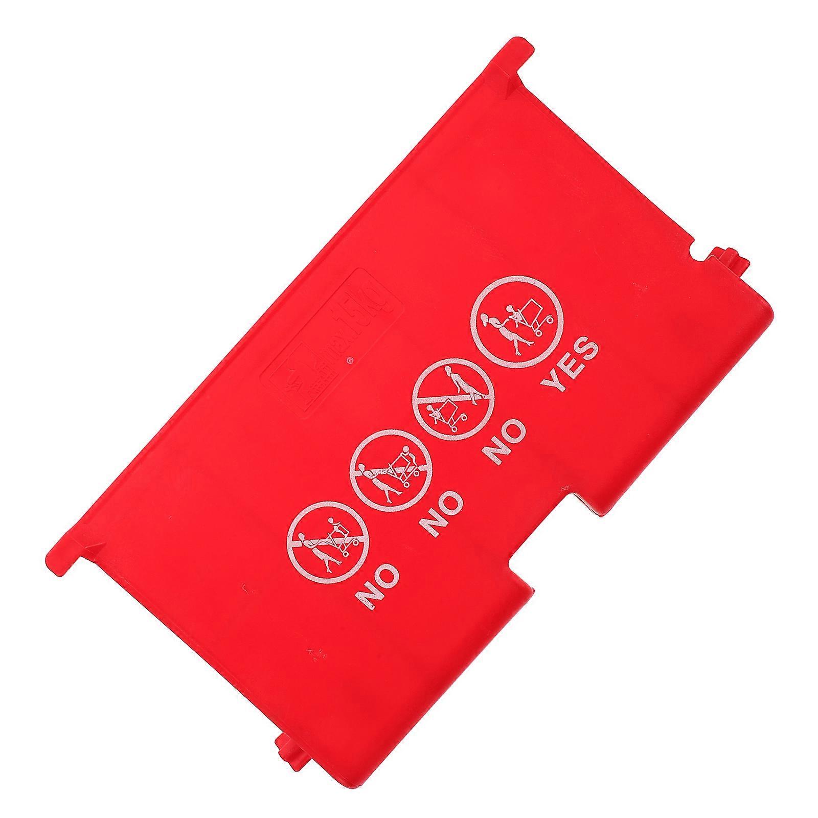 Toddler Shopping for Easy Installation 3Pcs Red Plastic Design