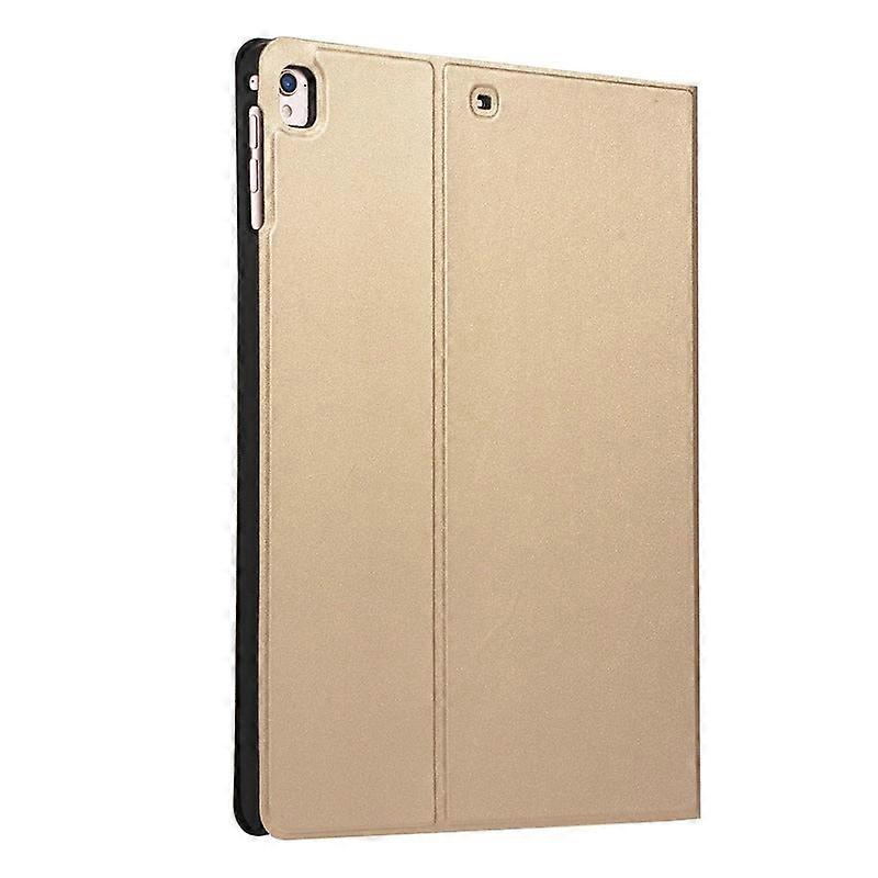 Stylish Case For Ipad 2/3/4 Gold Bi-fold Voltage Leather