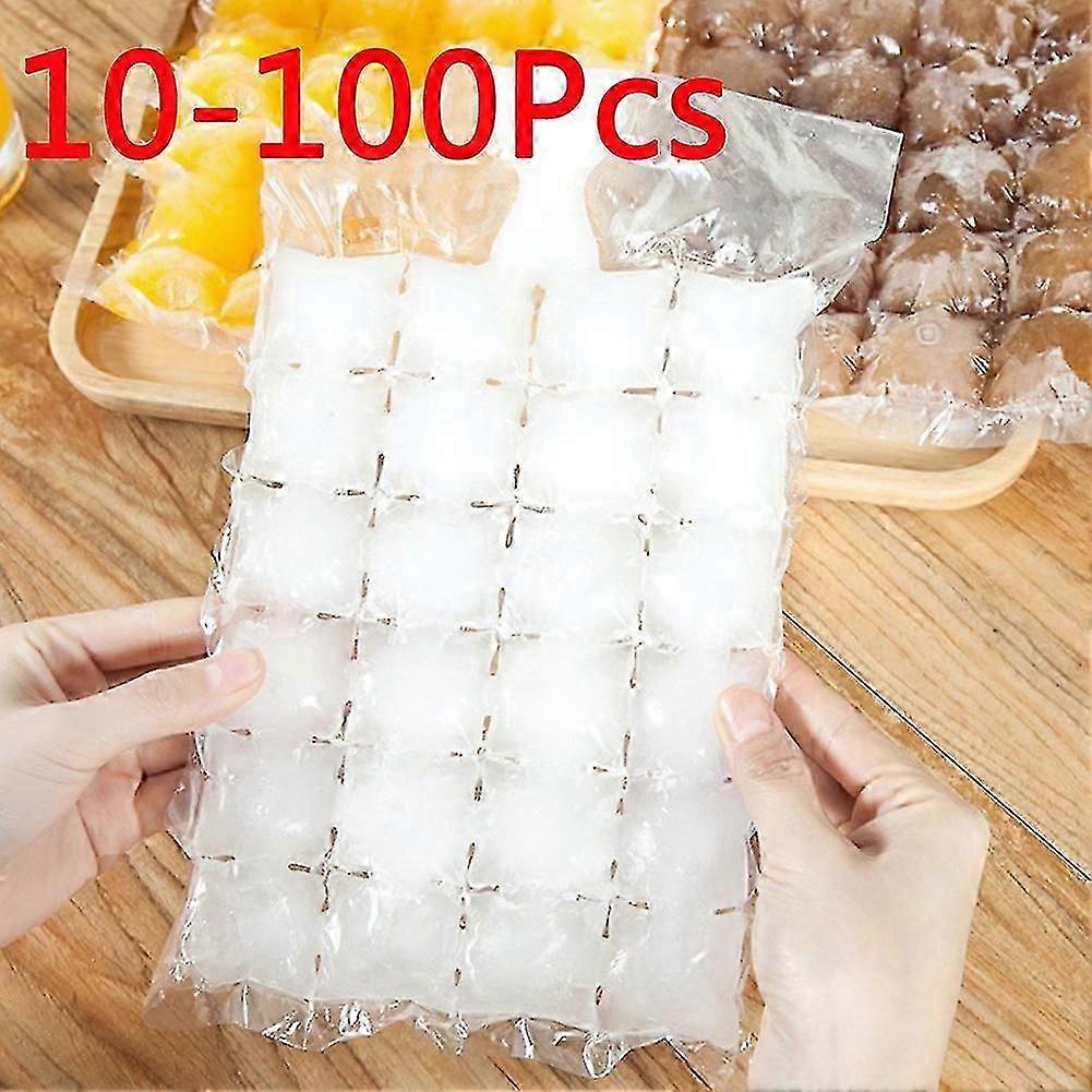 10-100pcs Ice Mold Poser Disponibel Is-making Poser Frysing Maker Ice Cube Bag Self-seal Ice-making For Summer Diy Drikke