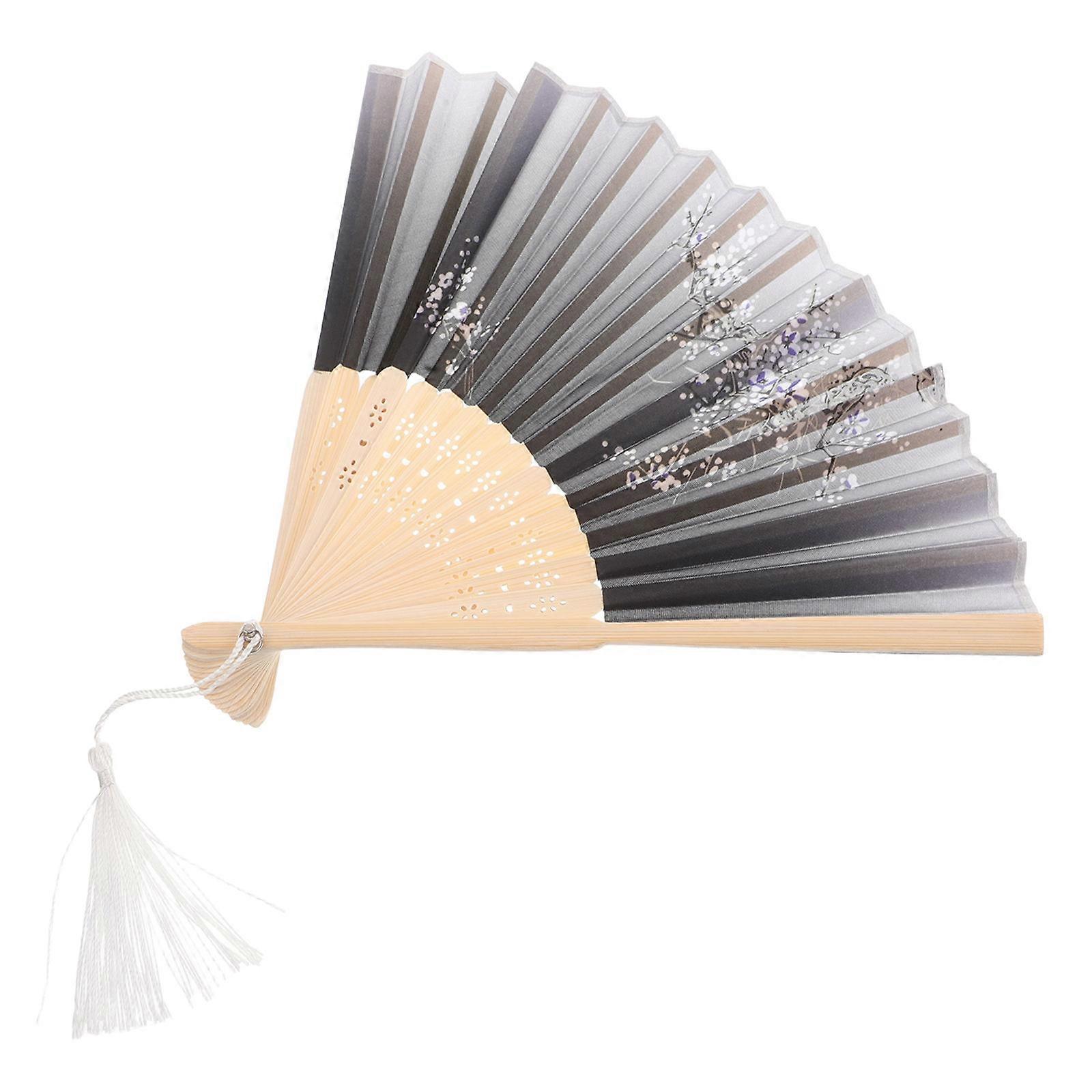 Vintage Style Folding Cloth Fan for Cooling Use Multi Color