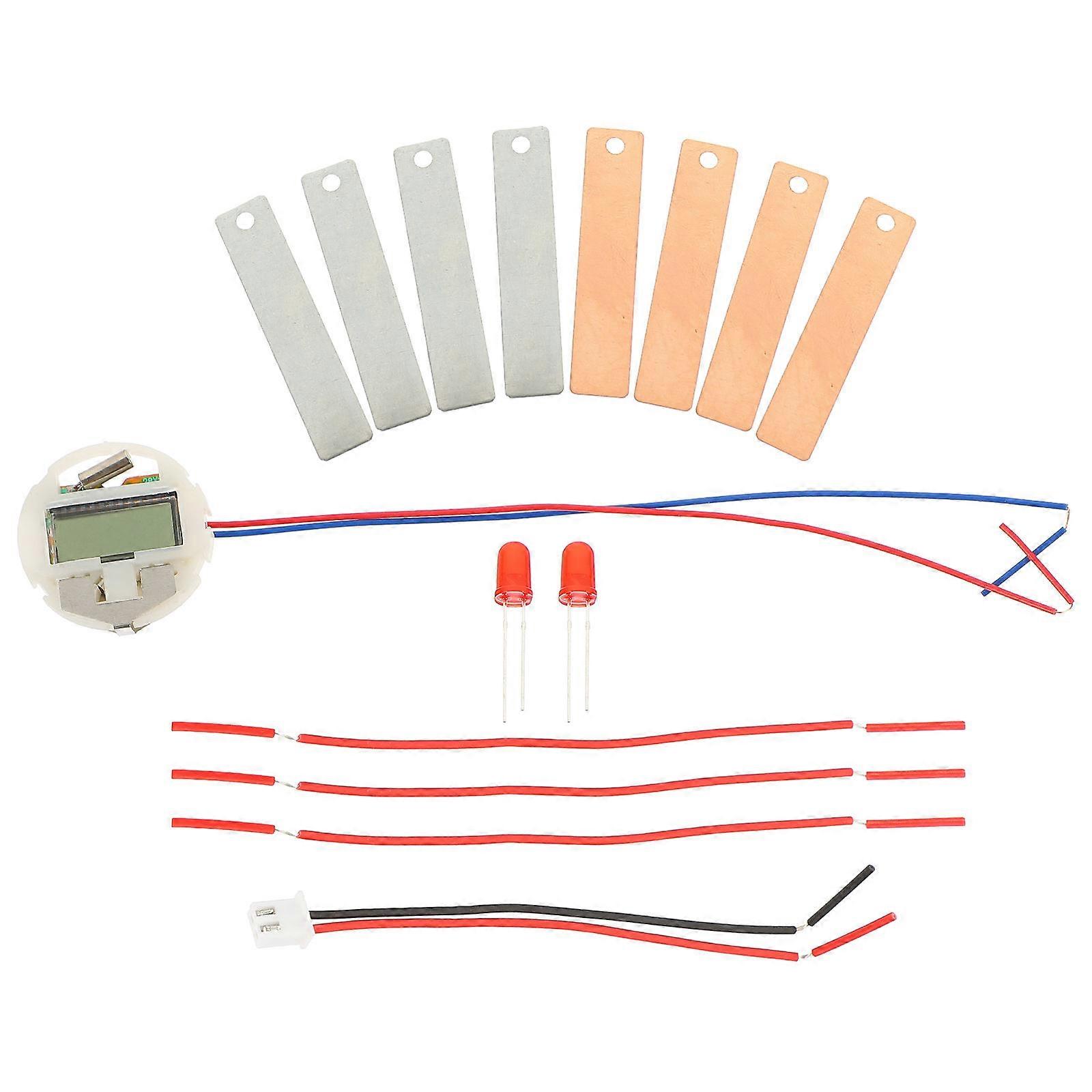 Fruit Battery Diy Kit Science Experiment Material Package Assorted Color 17X3X0.5CM Educational Tool For Students 1Set