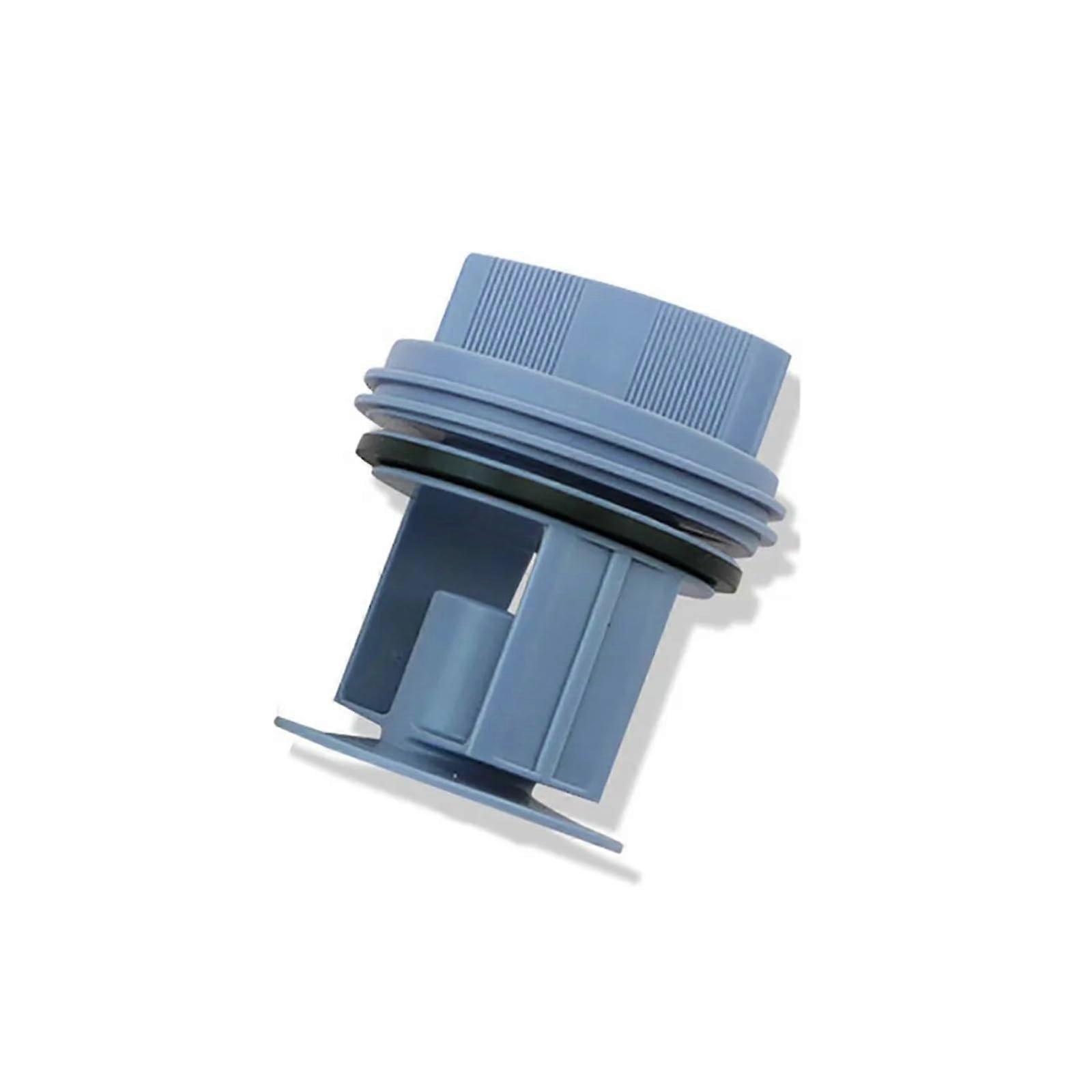 Washing Machine Drain Pump Filter Replacement with Blue Knob Cover Plug for Siemens Bosch