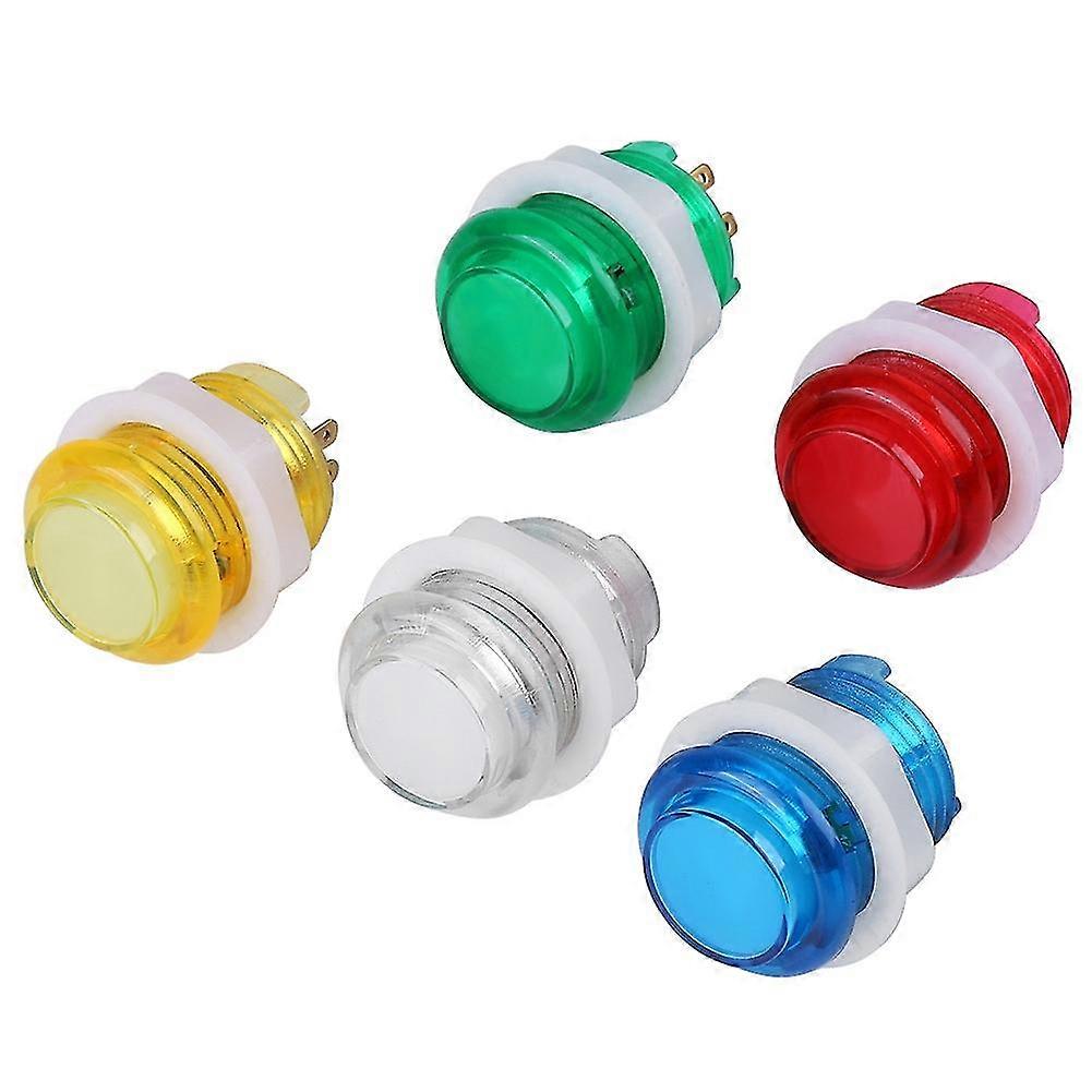 5PC/set LED Illuminated Push Button with Microswitch for Arcade Game 2025