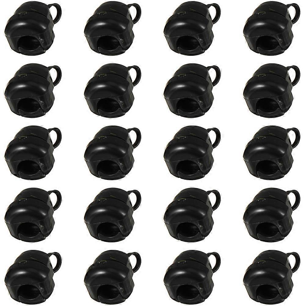 Power Cord Connector Cable Gland for Cable Management 100Pcs